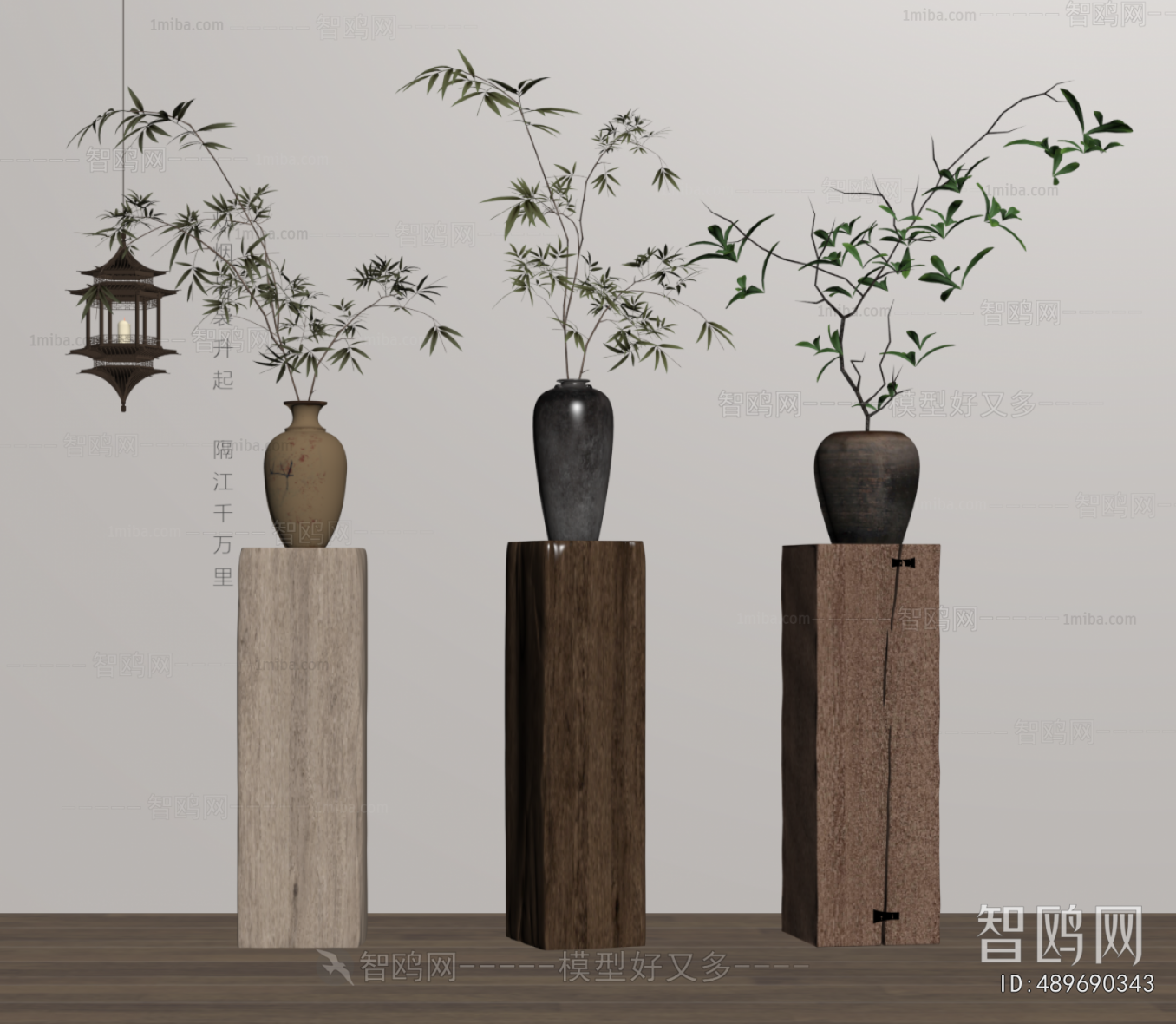 Wabi-sabi Style Dried Branch