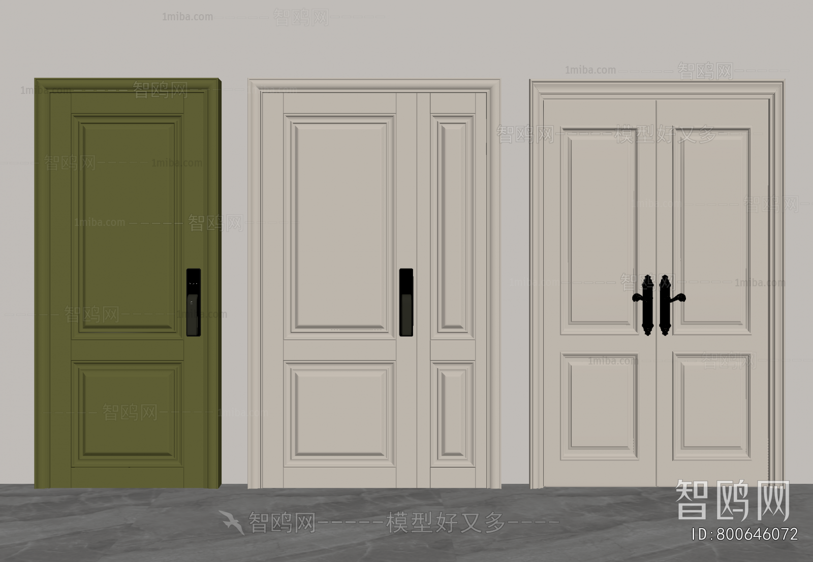 French Style Entrance Door