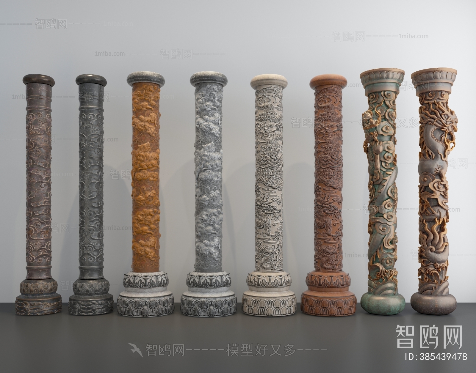 Chinese Style Column