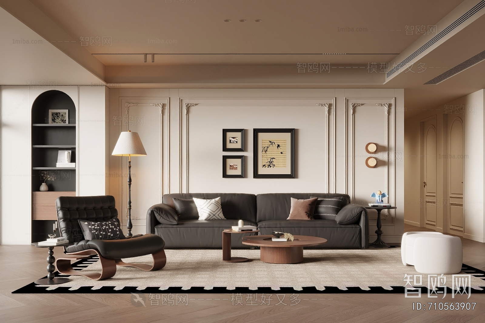 French Style A Living Room