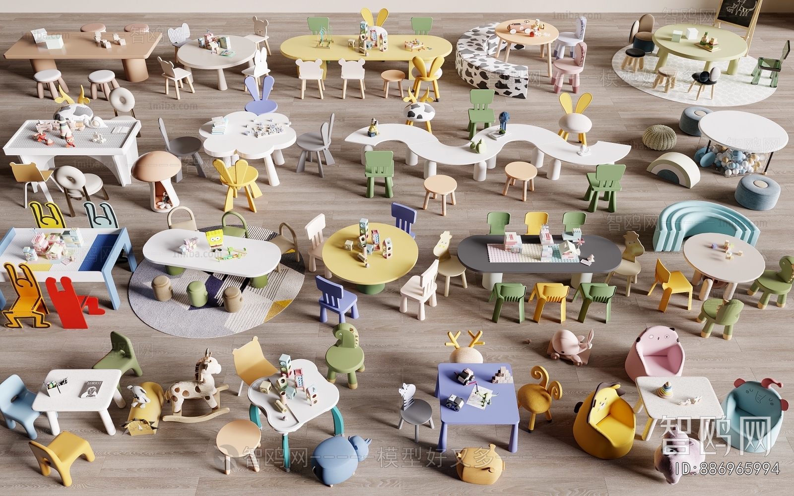 Modern Children's Table/chair