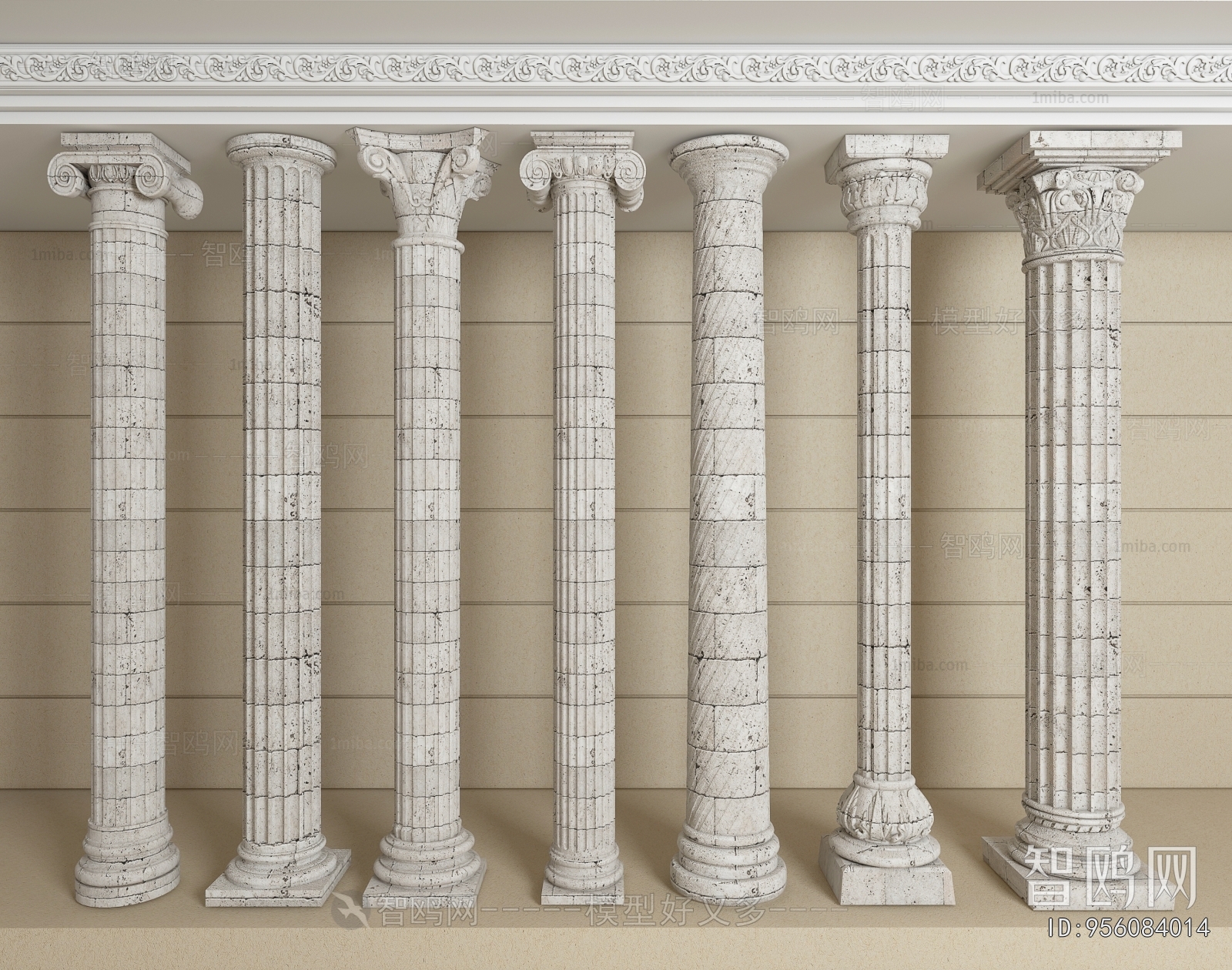 European Style Roman Pillar
