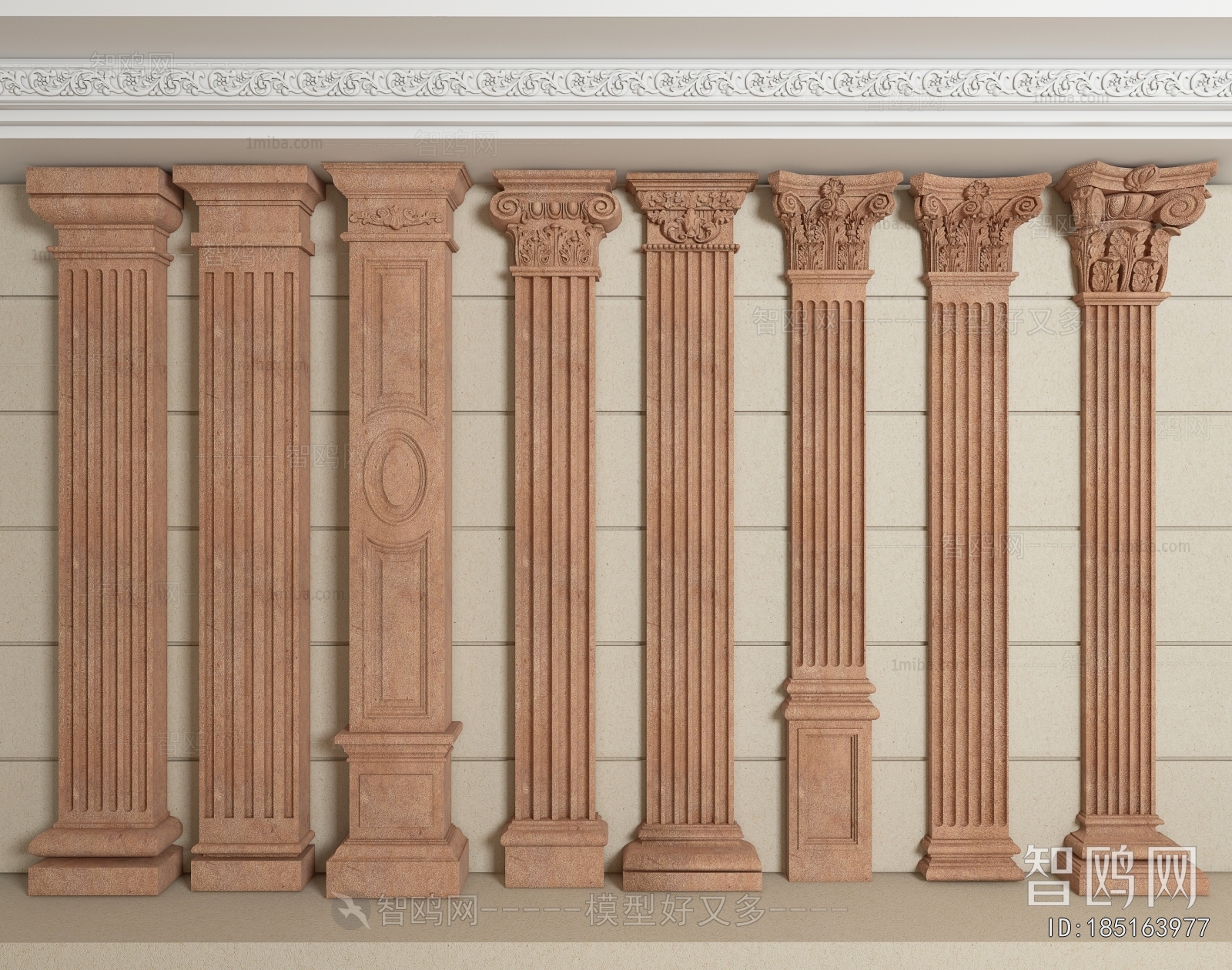 European Style Roman Pillar