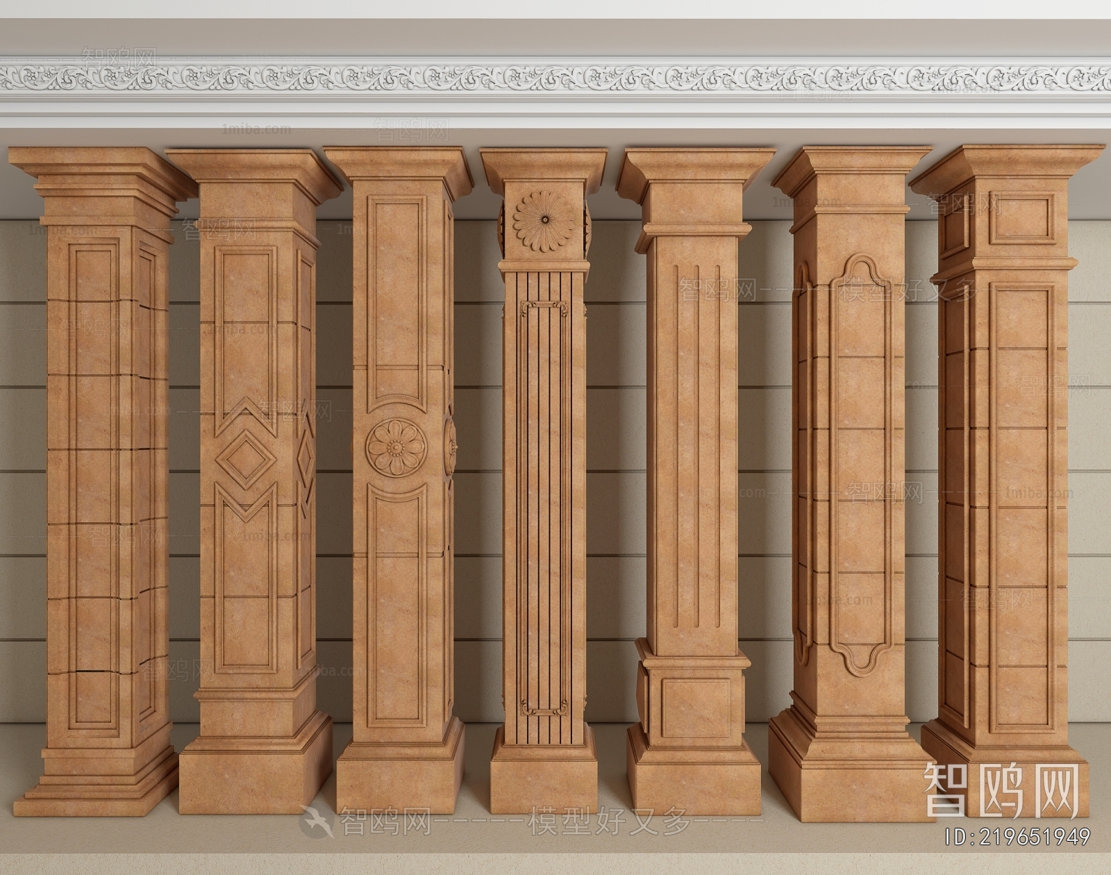 European Style Roman Pillar