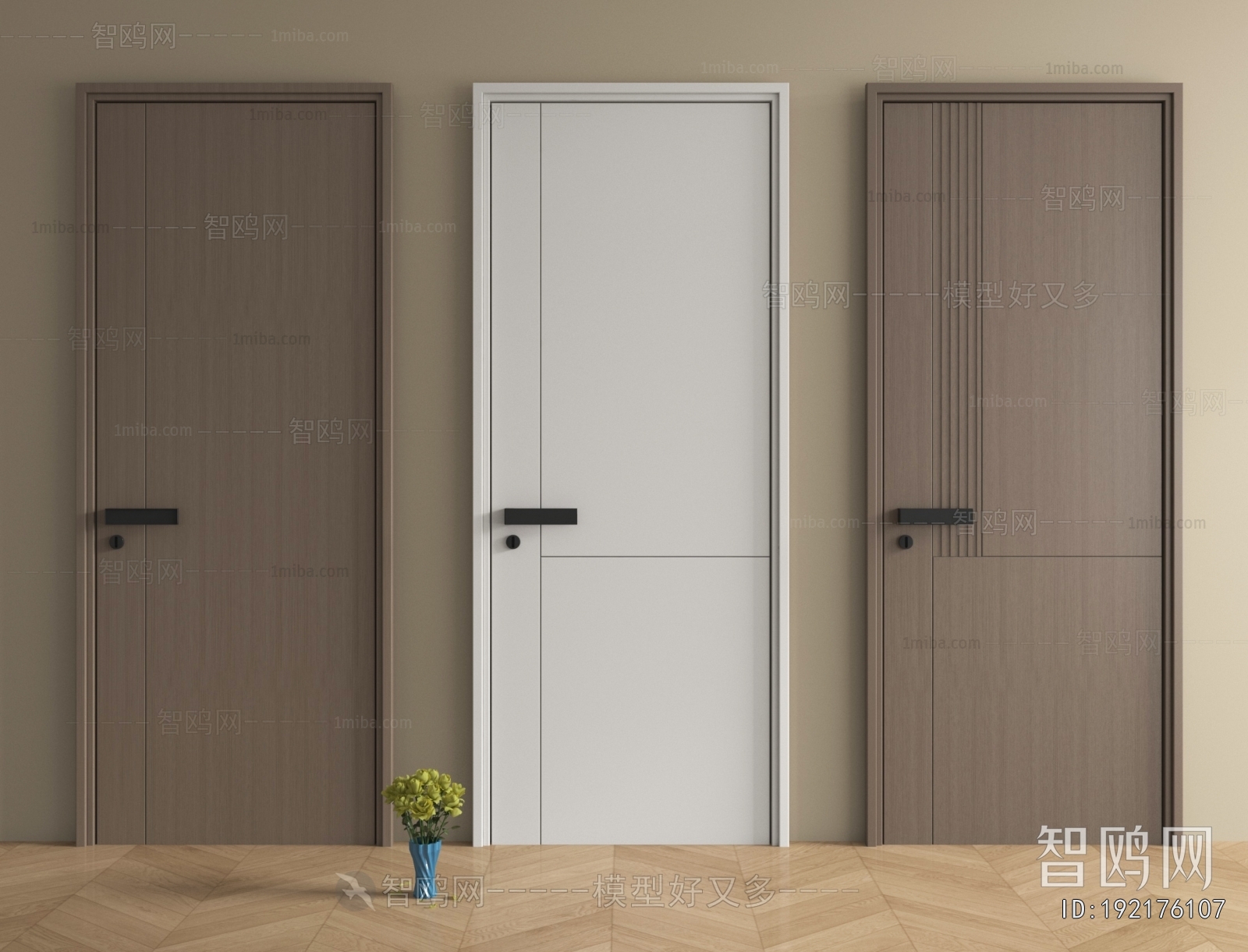 Modern Single Door