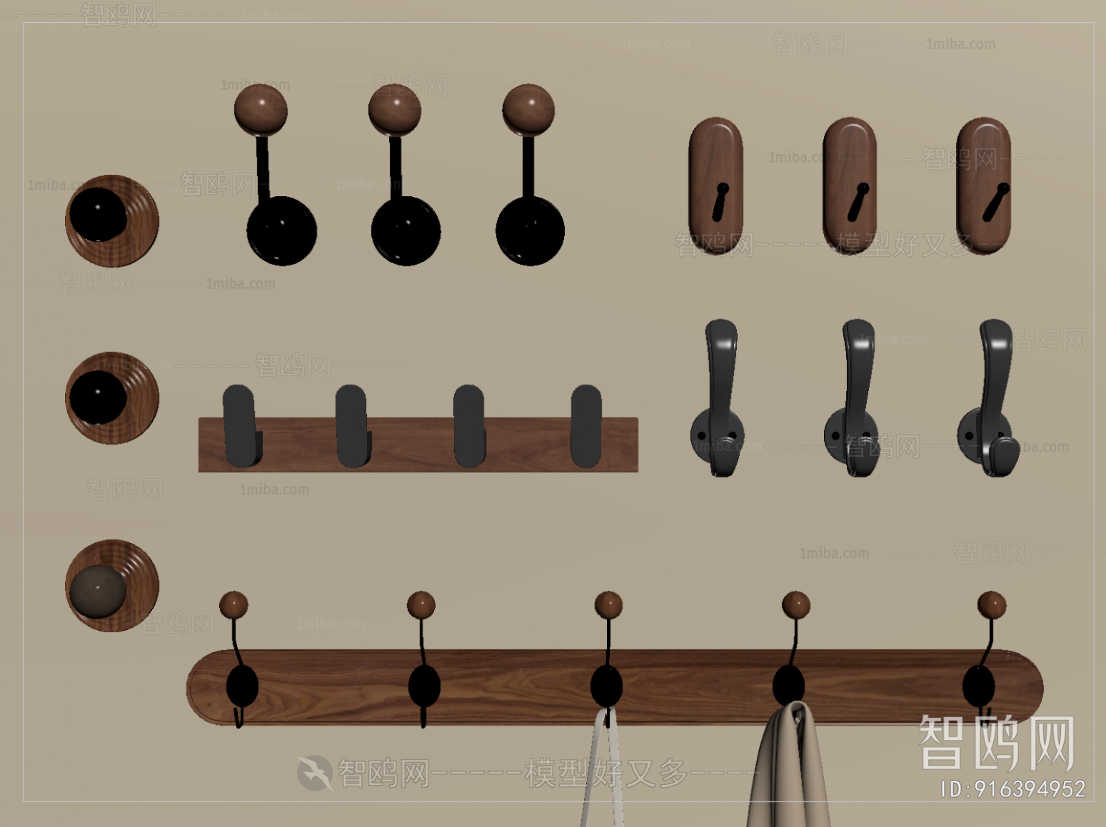 French Style Coat Hanger