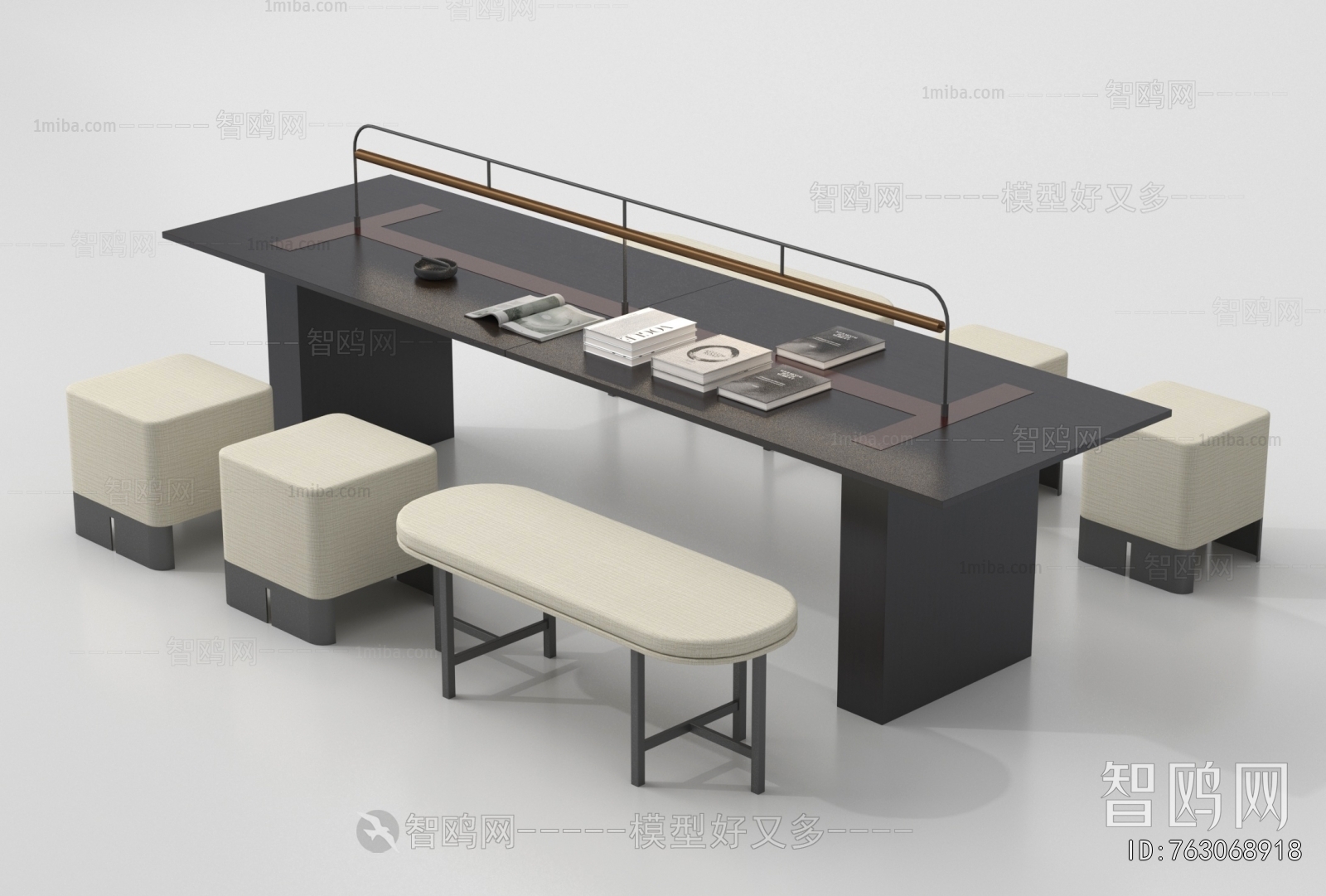 New Chinese Style Computer Desk And Chair