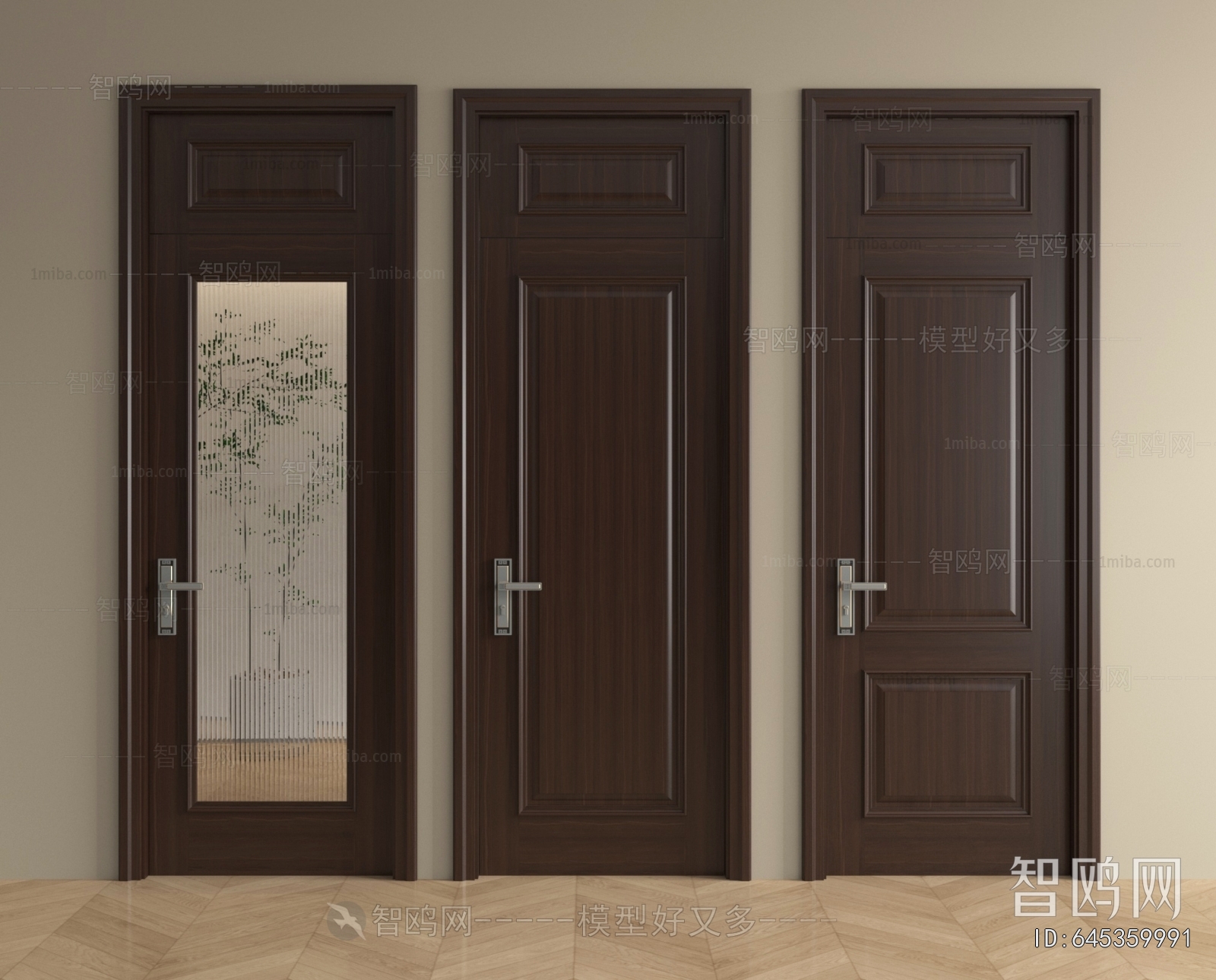 New Chinese Style Single Door