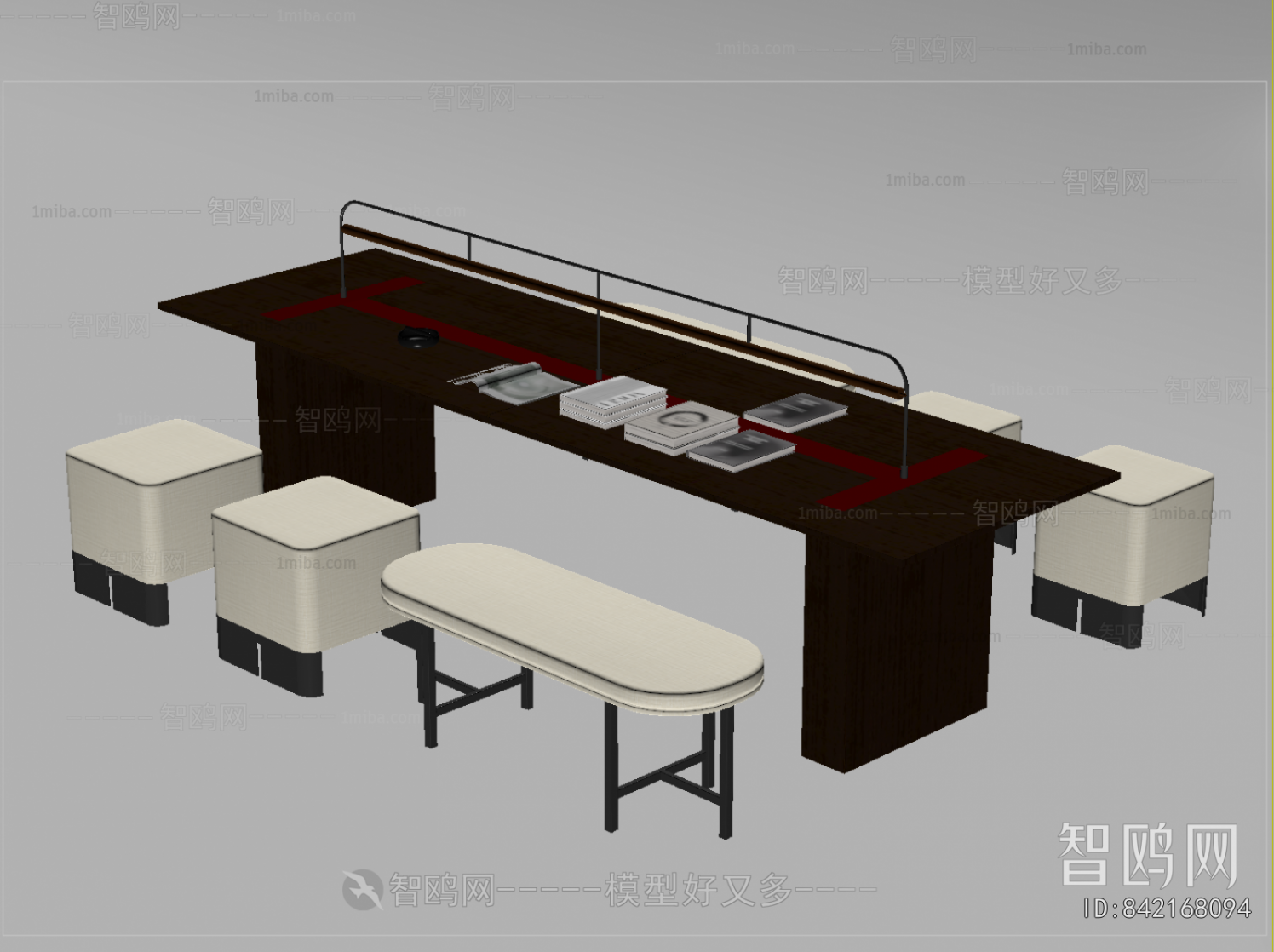 New Chinese Style Computer Desk And Chair