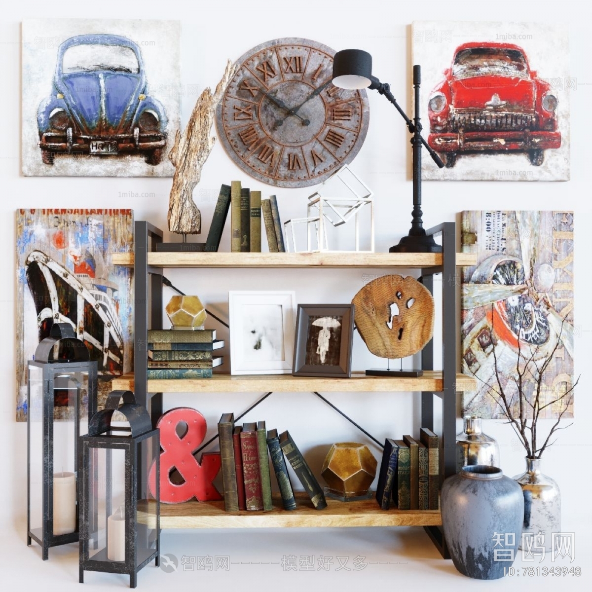 Retro Style Decorative Set