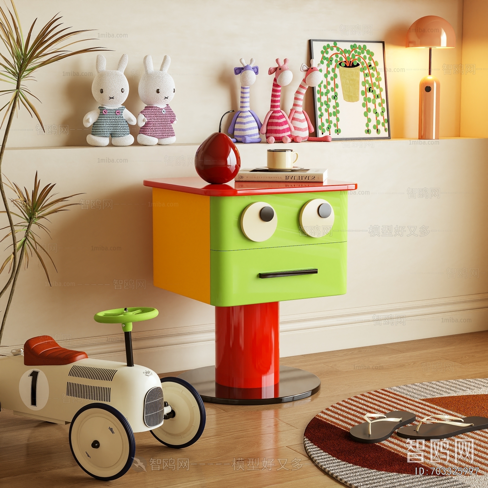 Modern Bedside Cupboard