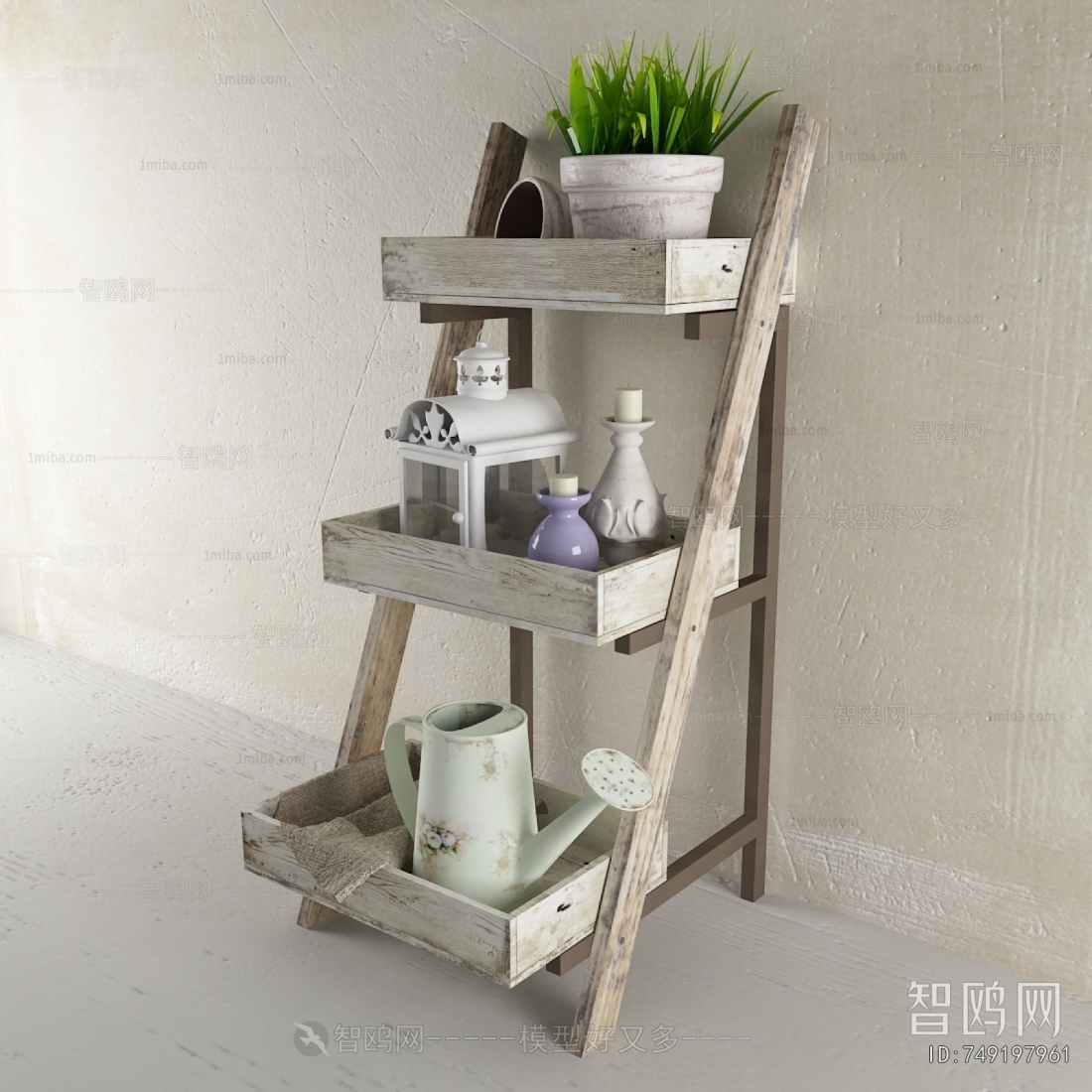 Wabi-sabi Style Shelving