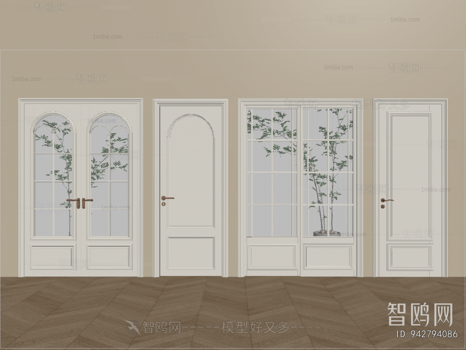 French Style Single Door