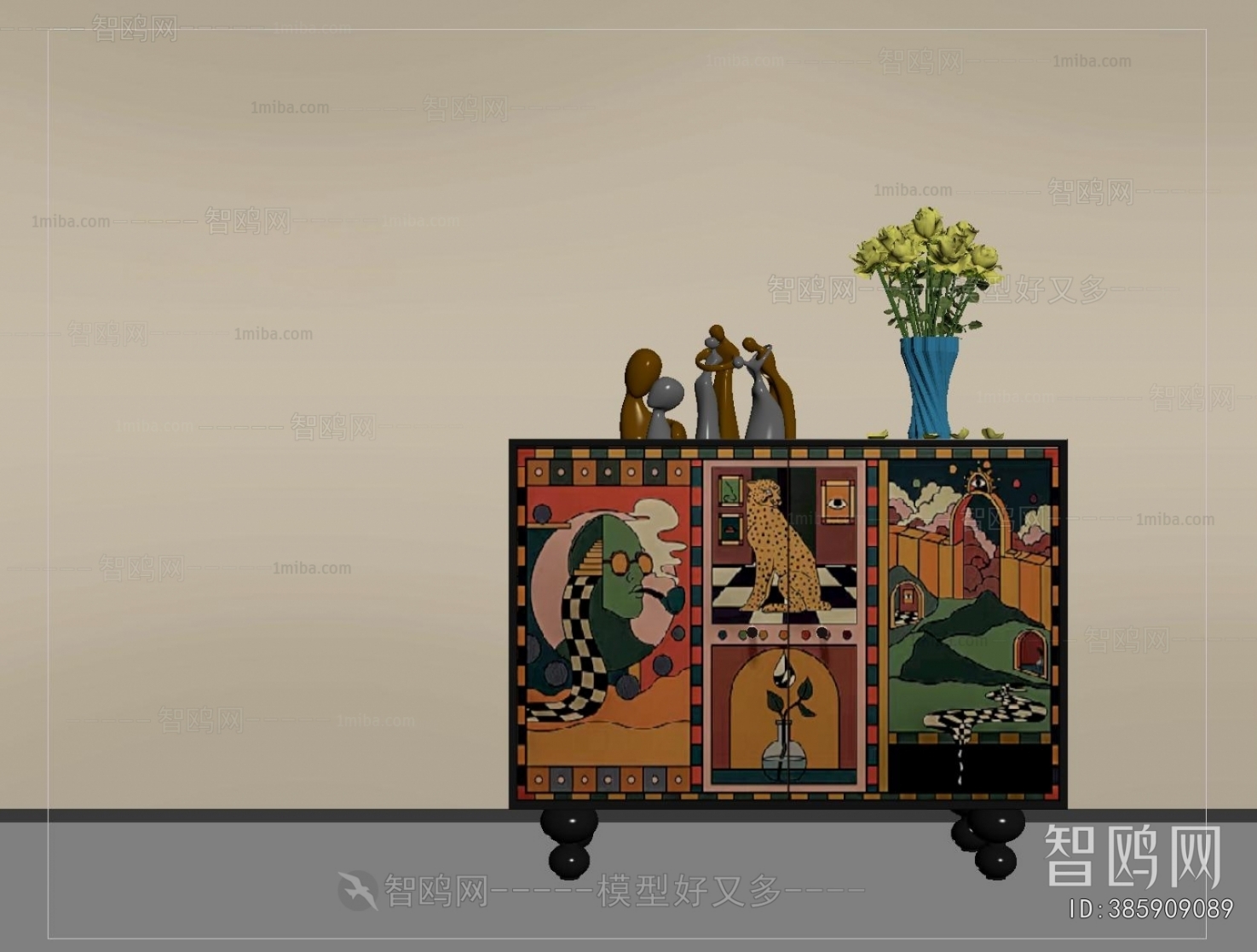 Modern Decorative Cabinet