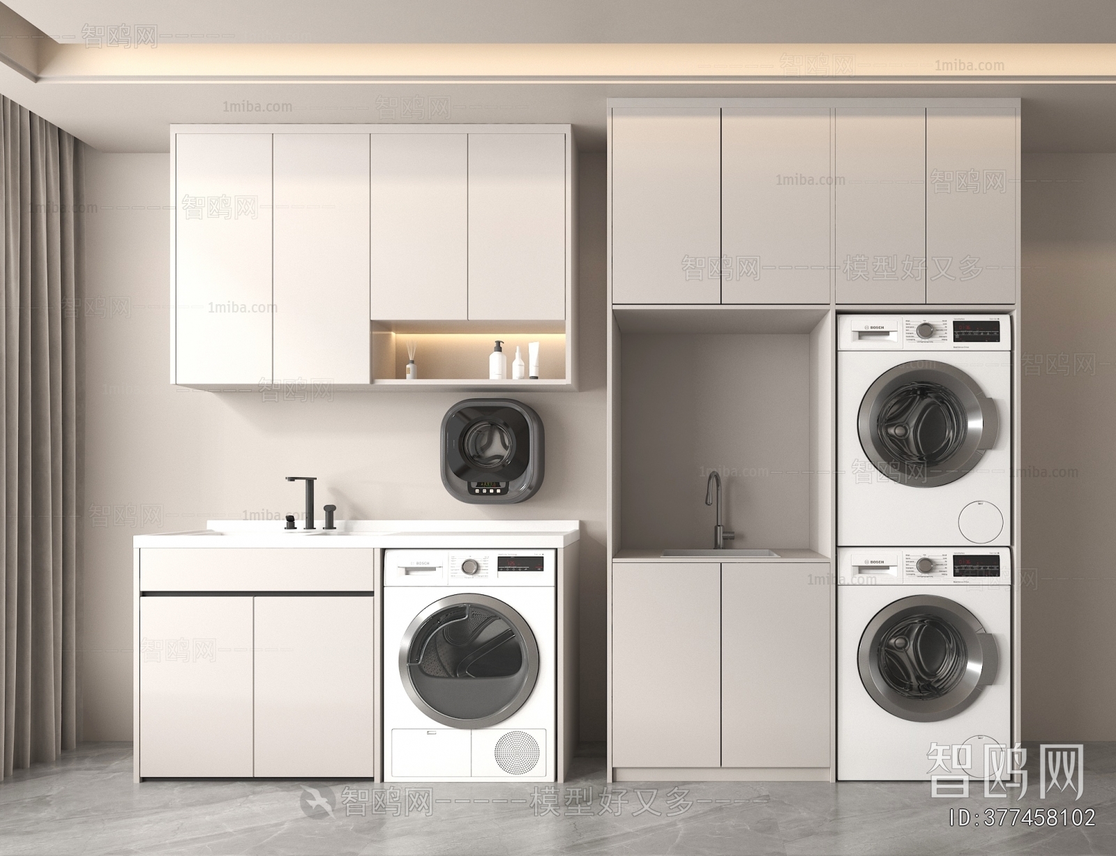 Modern Laundry Cabinet