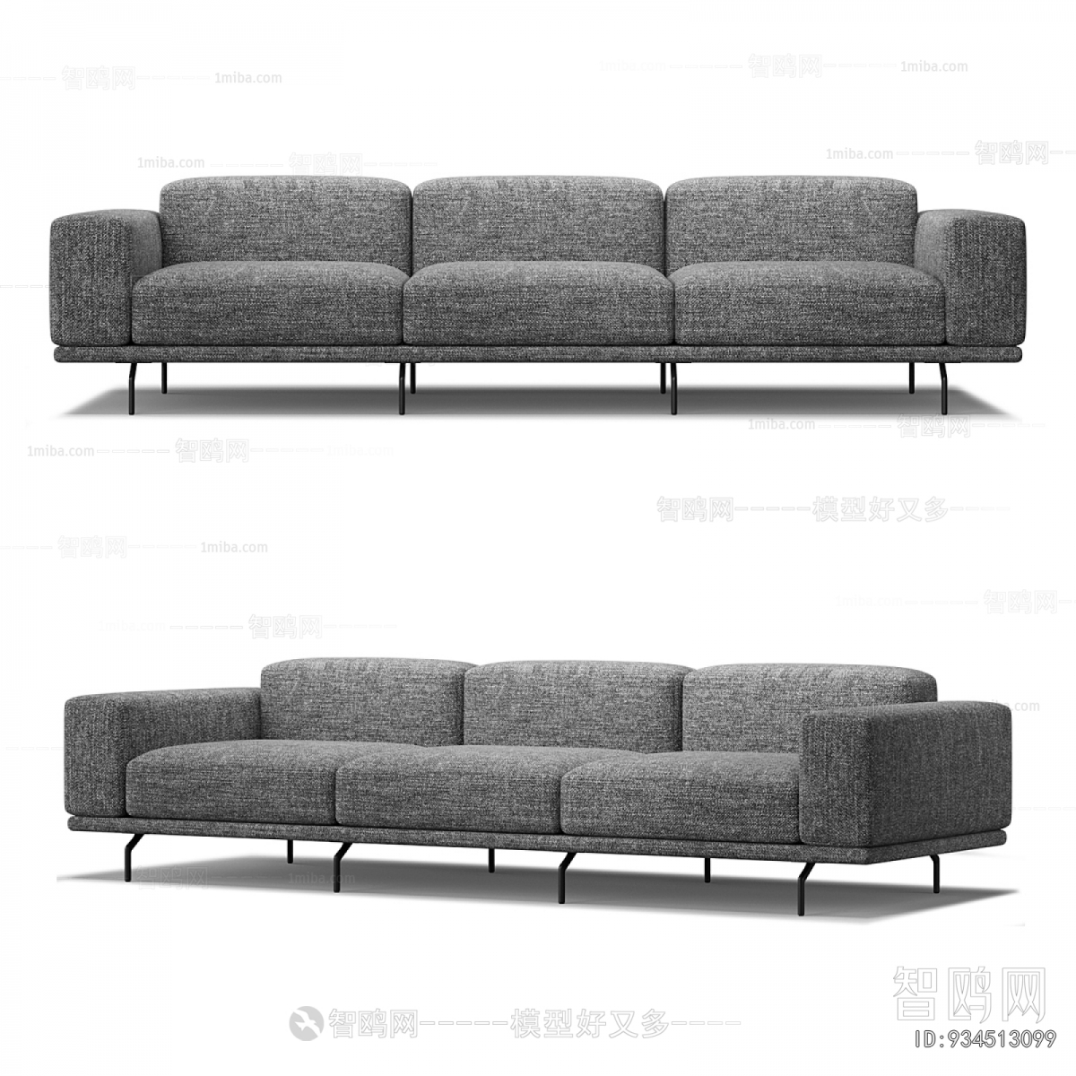 Modern Three-seat Sofa