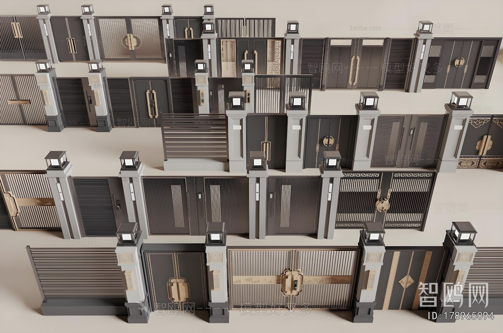 New Chinese Style Gate