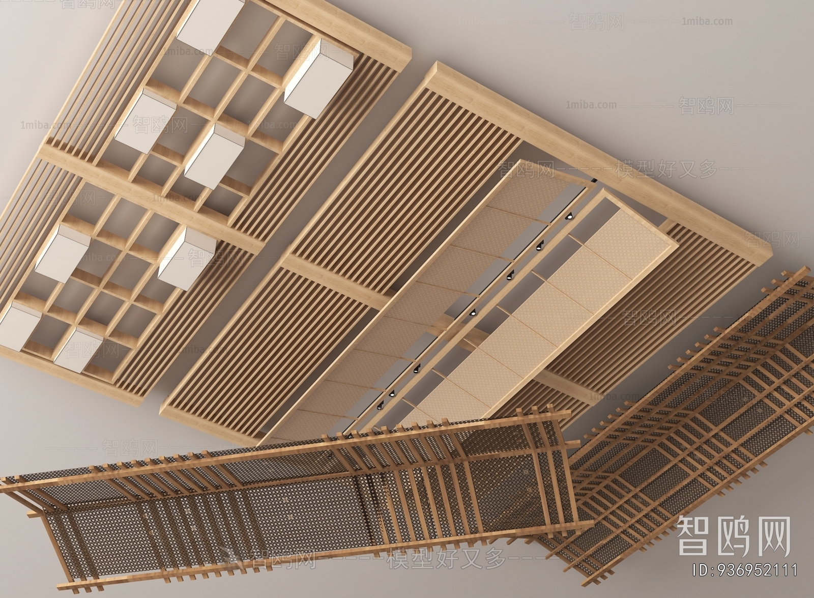 New Chinese Style Suspended Ceiling