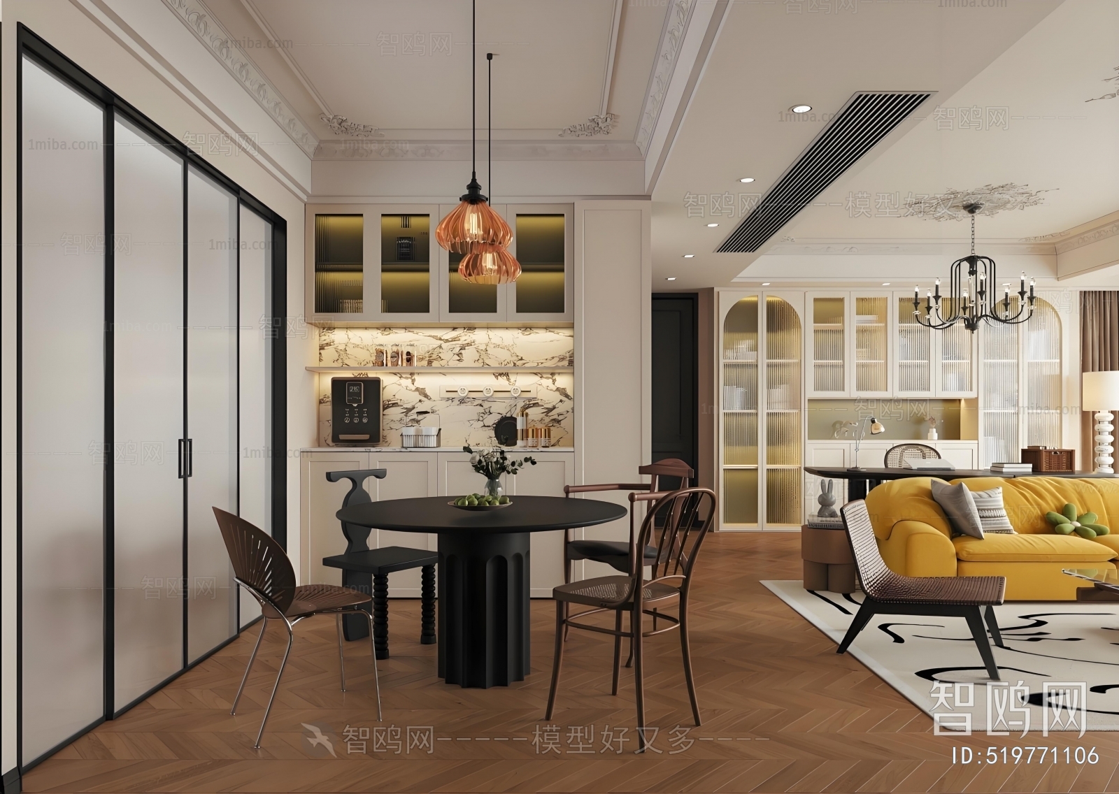 French Style A Living Room