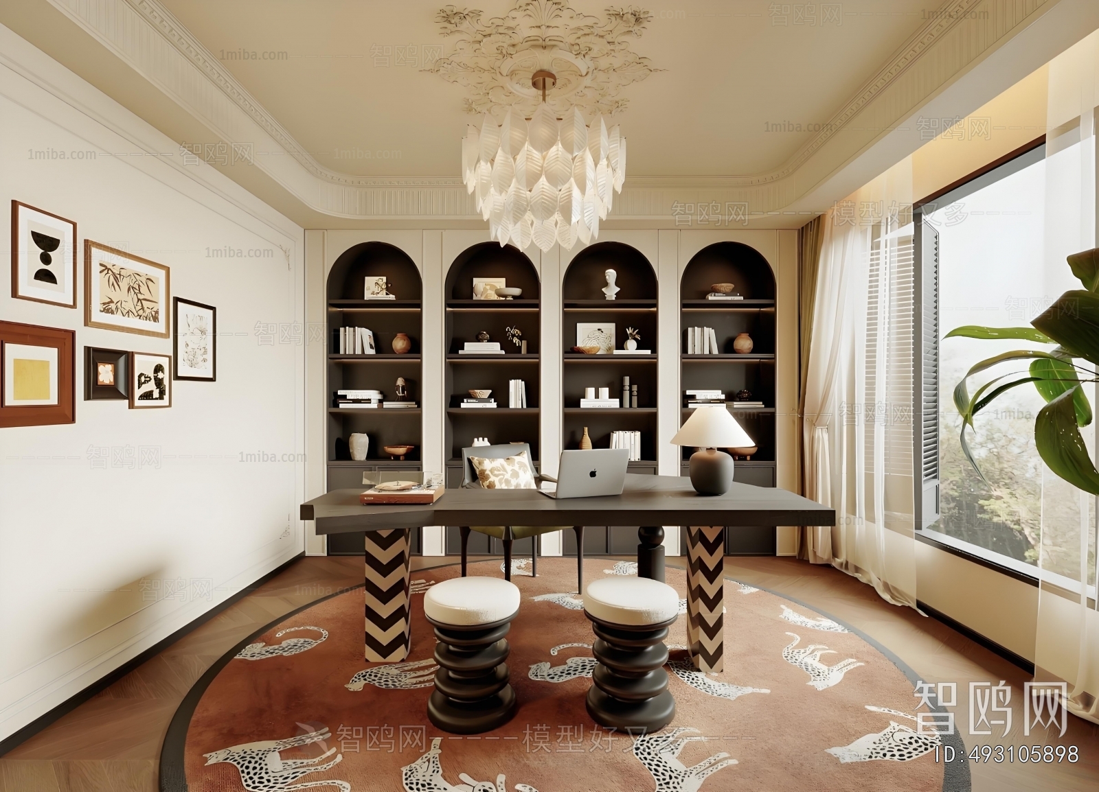 French Style Study Space