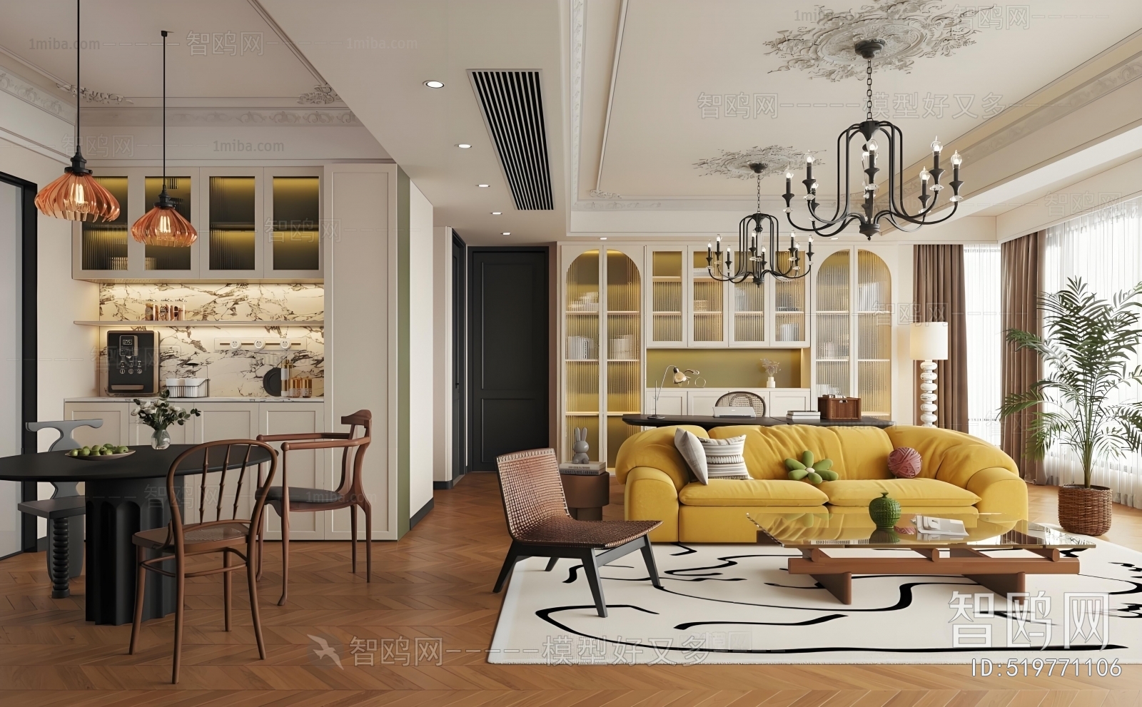 French Style A Living Room