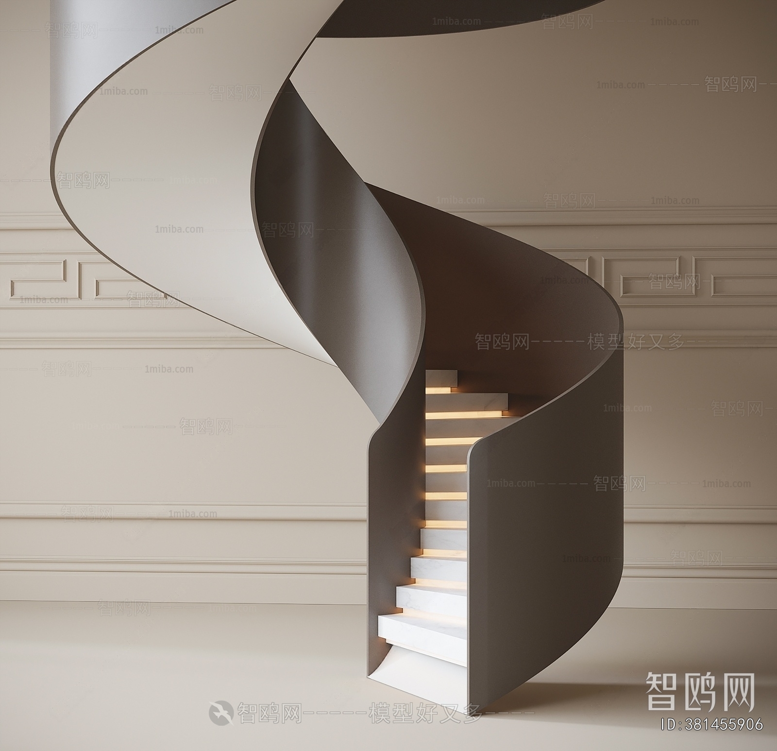 Modern Rotating Staircase