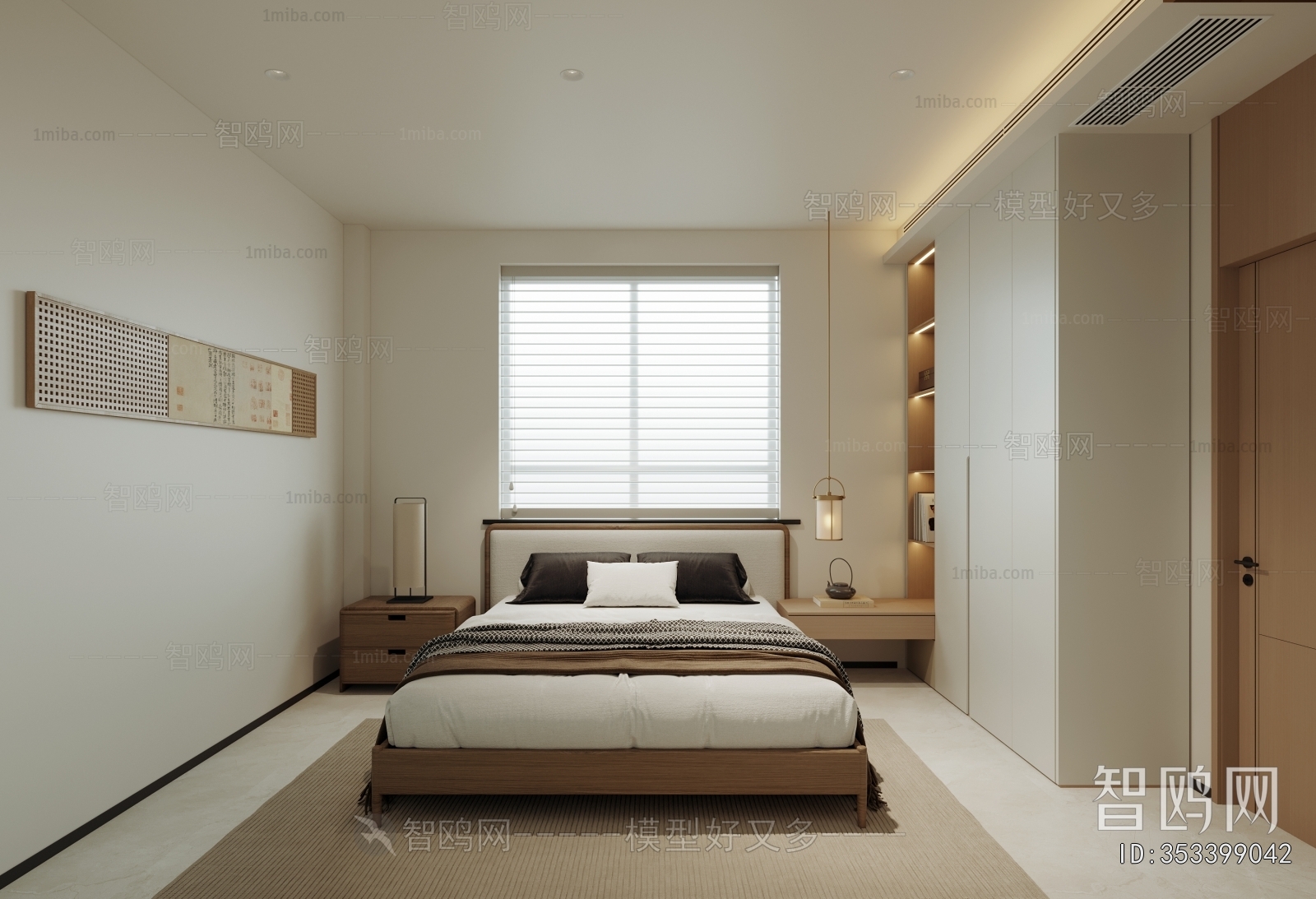 New Chinese Style Bedroom