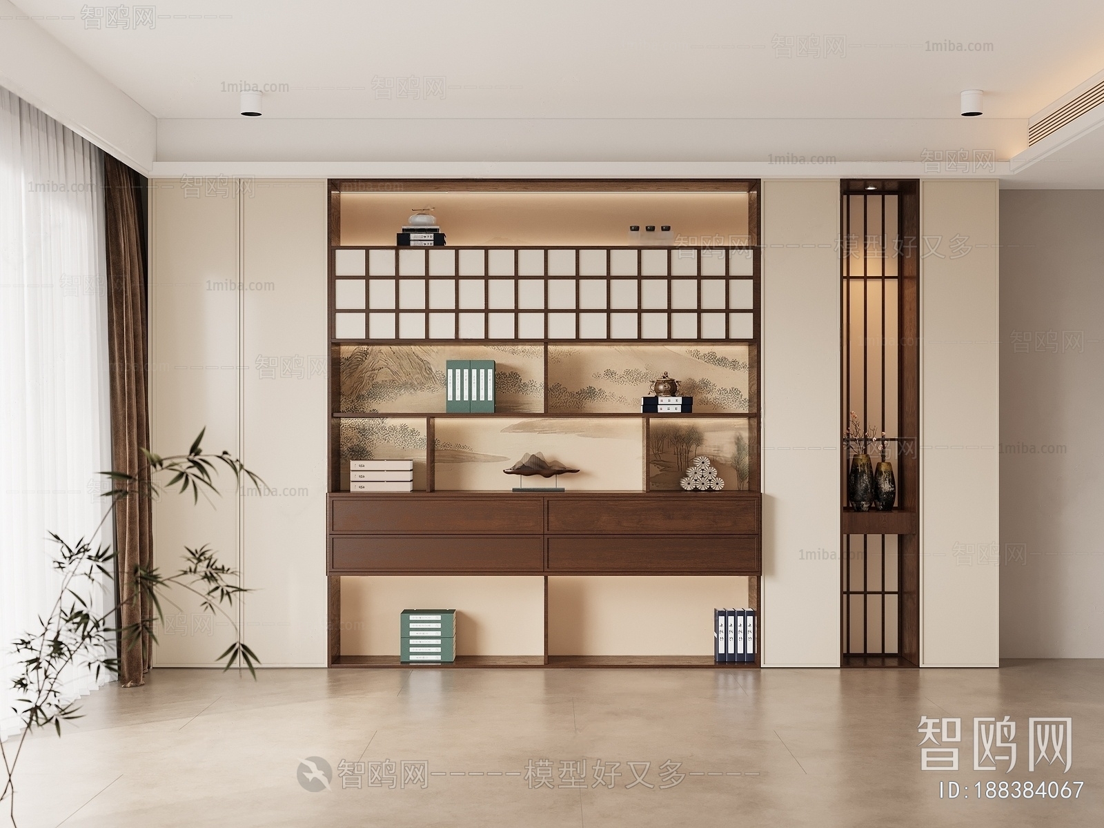 New Chinese Style Bookcase