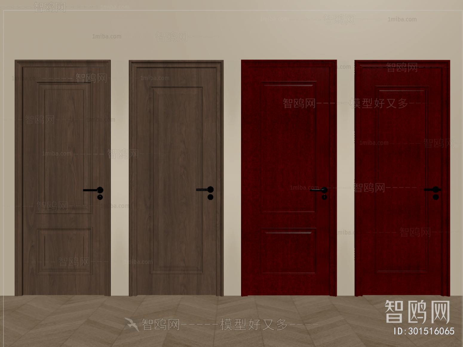 New Chinese Style Single Door
