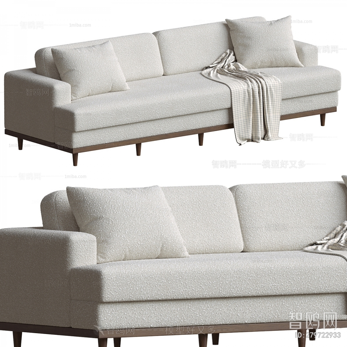 Modern Three-seat Sofa