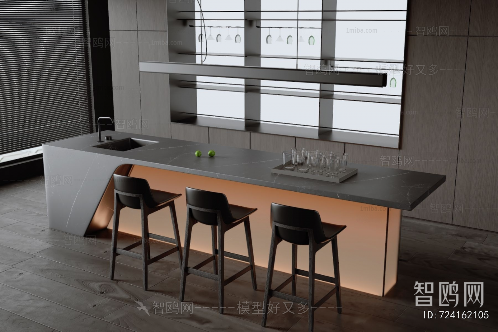 Modern Counter Bar