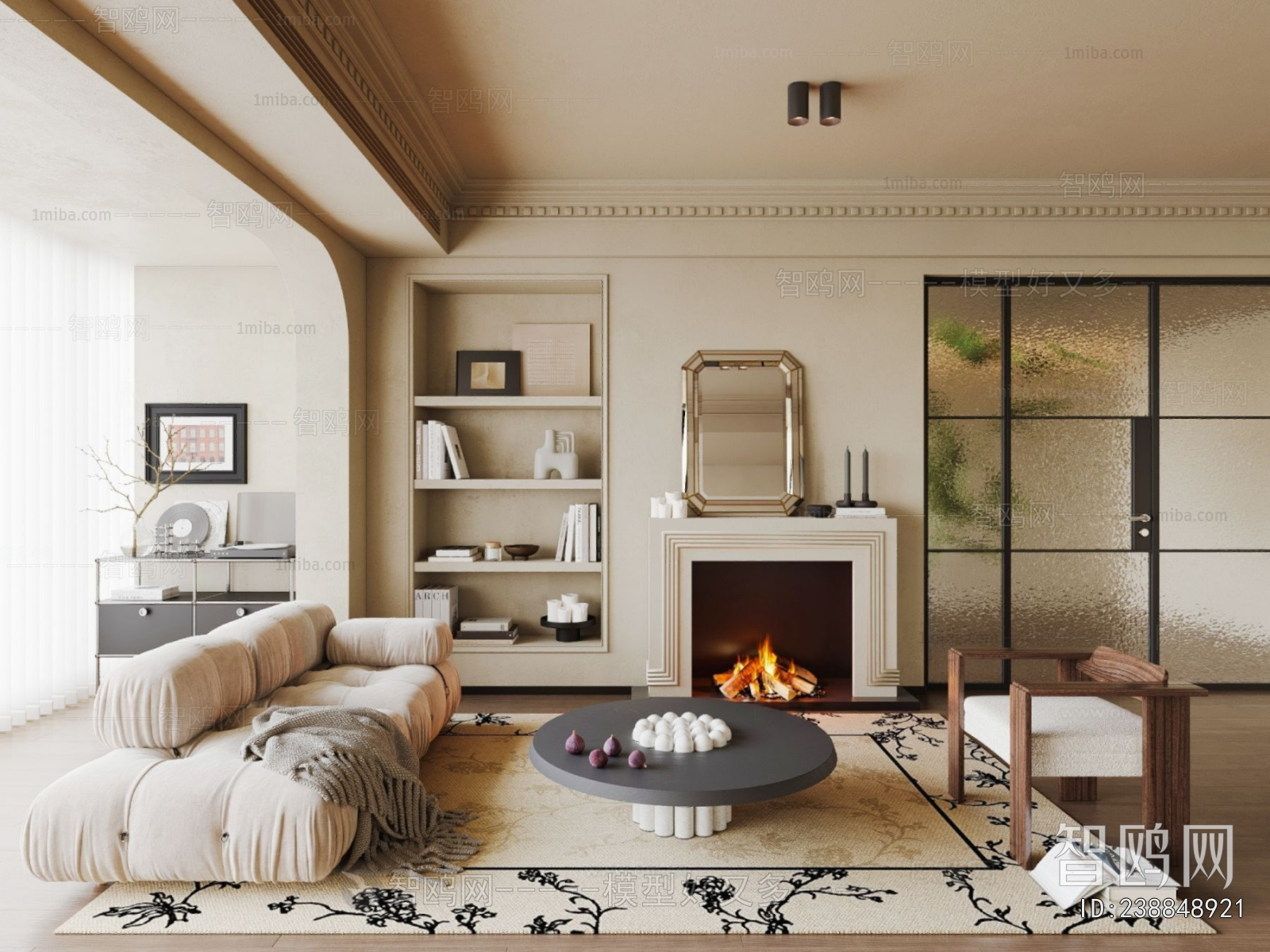 French Style A Living Room