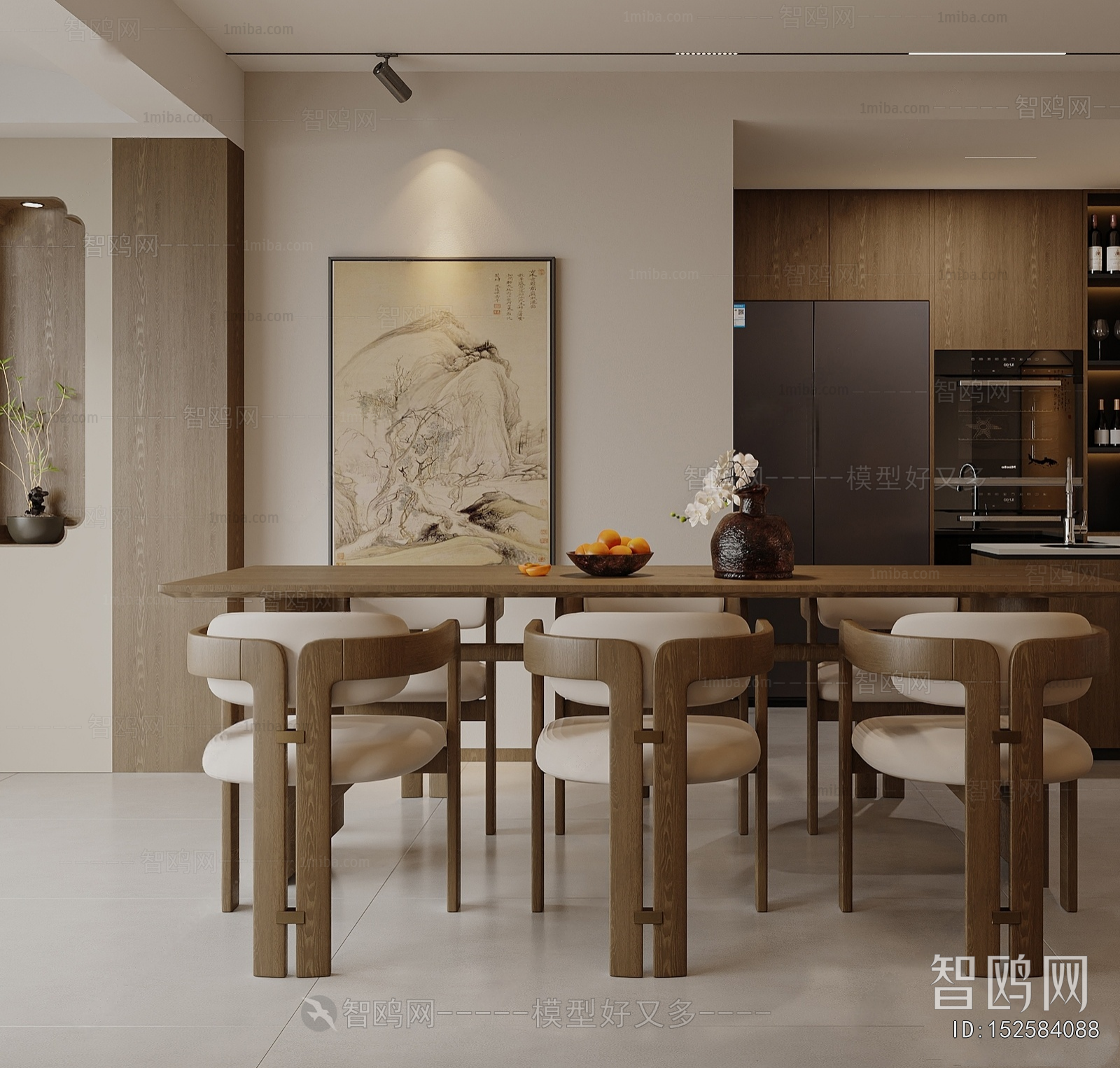 New Chinese Style Dining Room