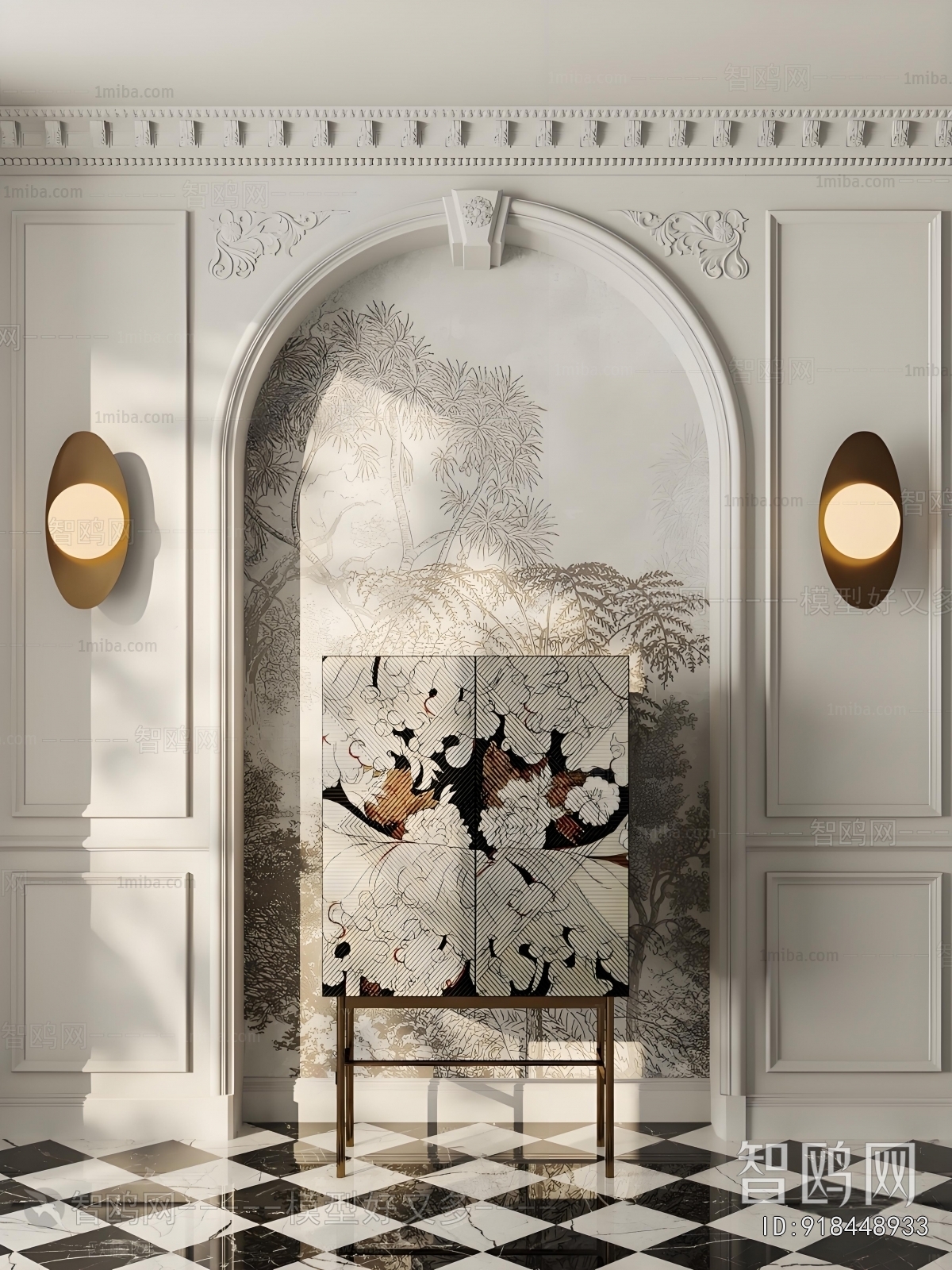 French Style Decorative Cabinet