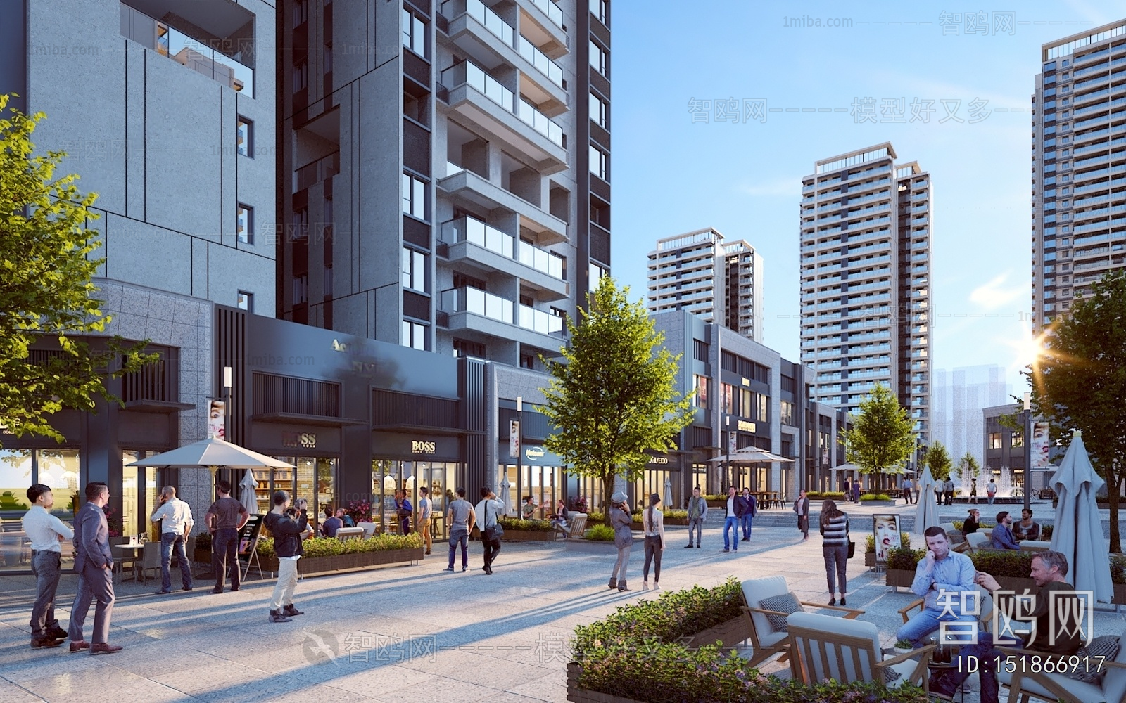 Modern Commercial Street