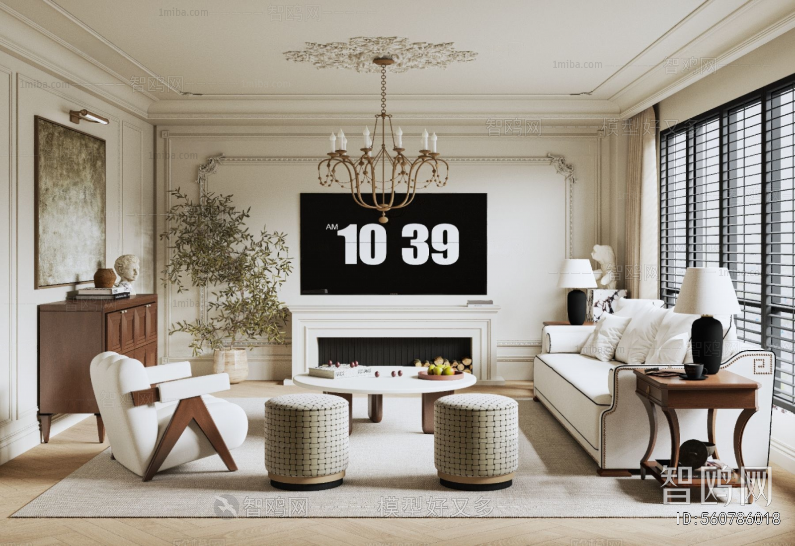 French Style A Living Room