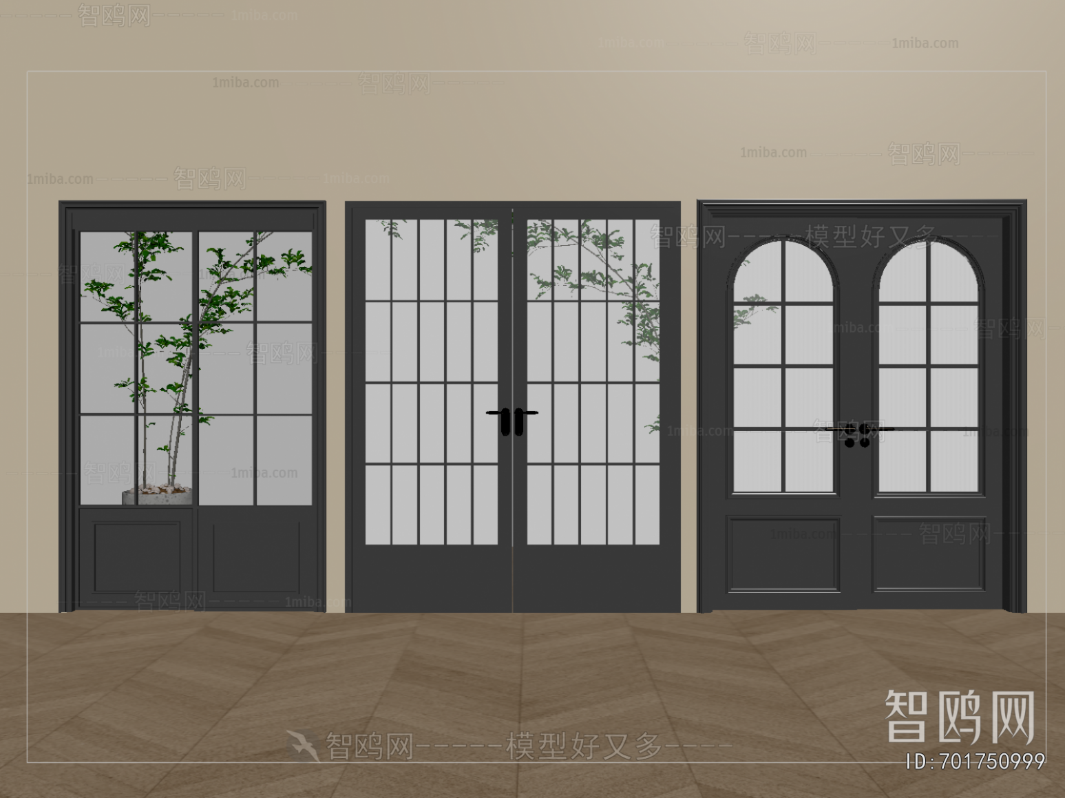 French Style Double Door