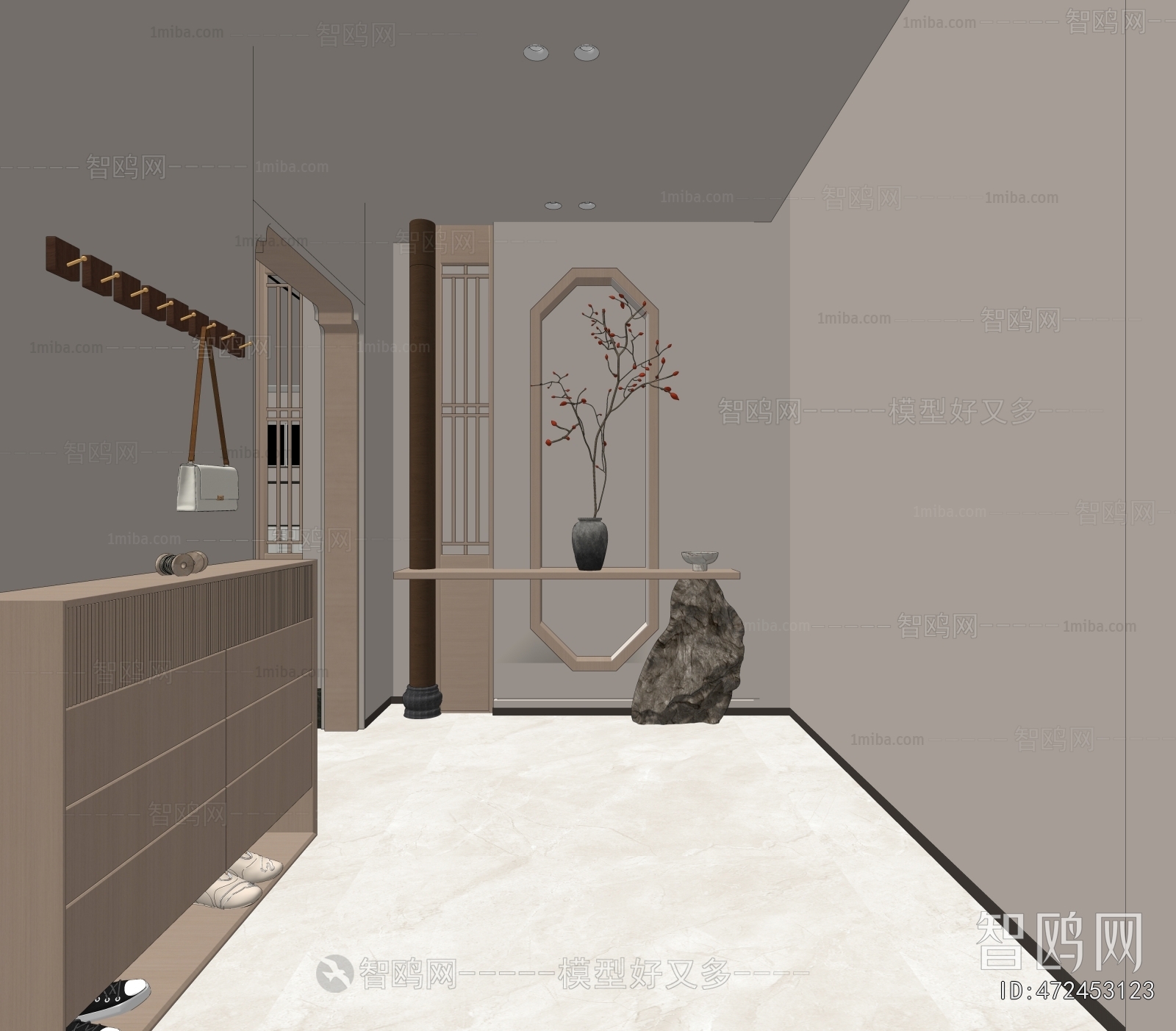 New Chinese Style Hallway