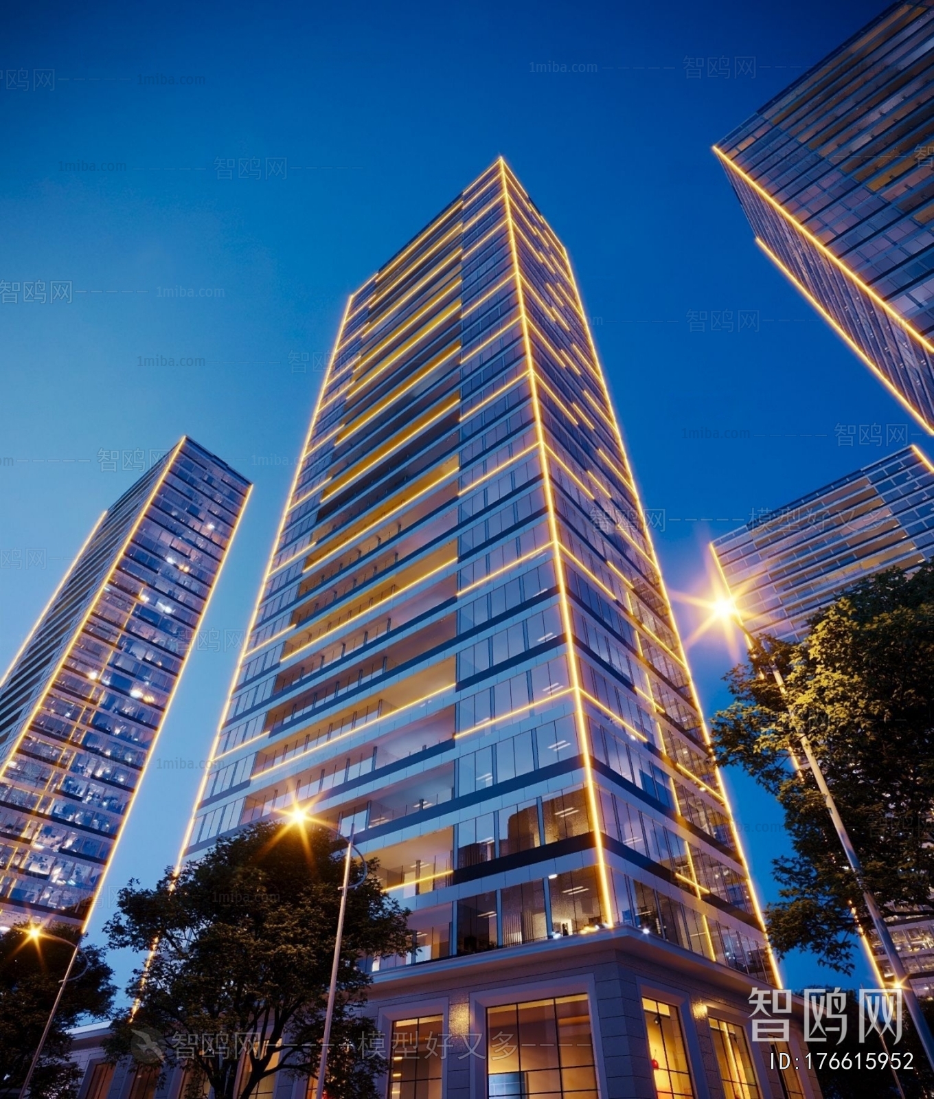 Modern Appearance Of Commercial Building