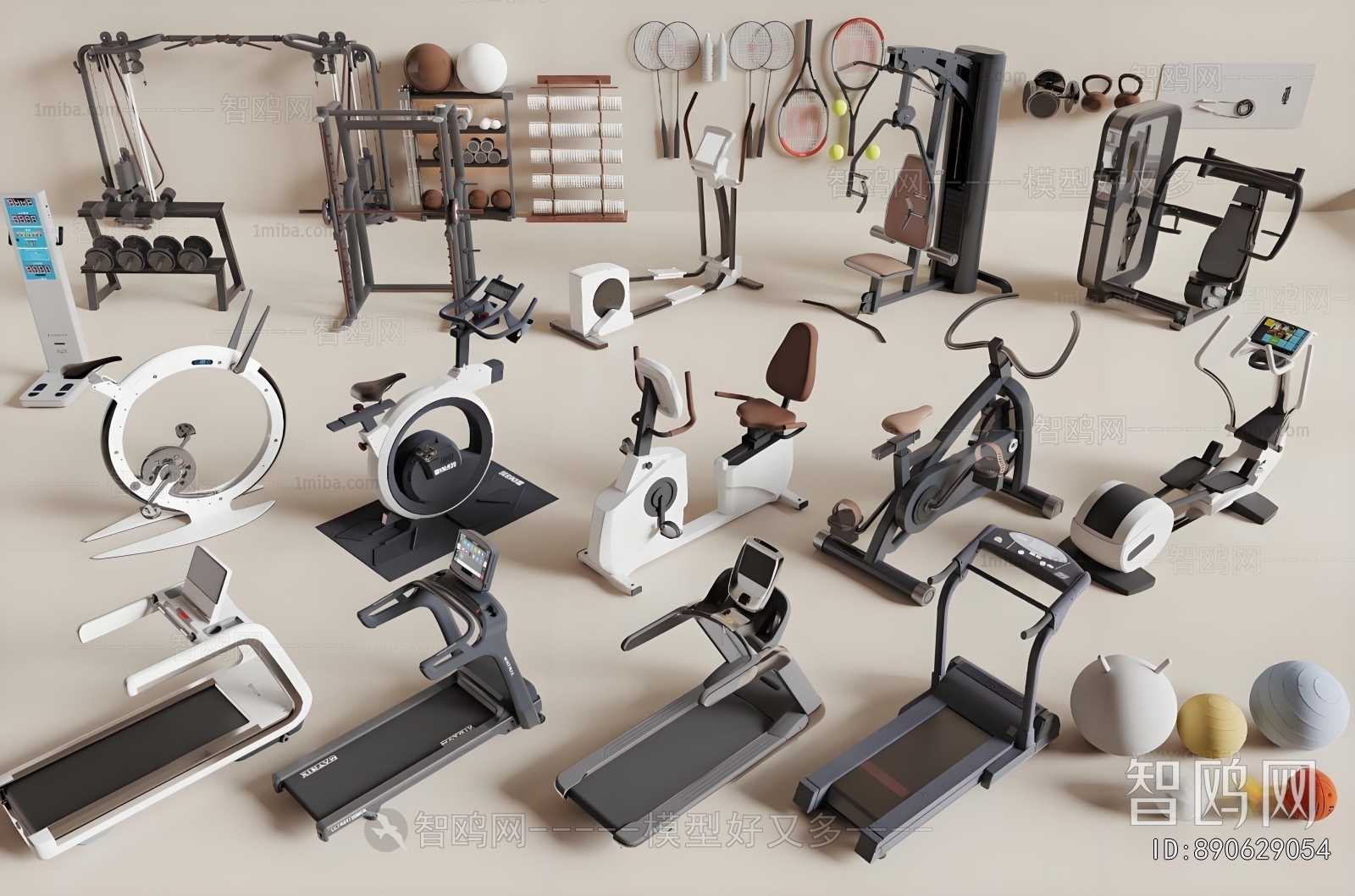 Modern Fitness Equipment