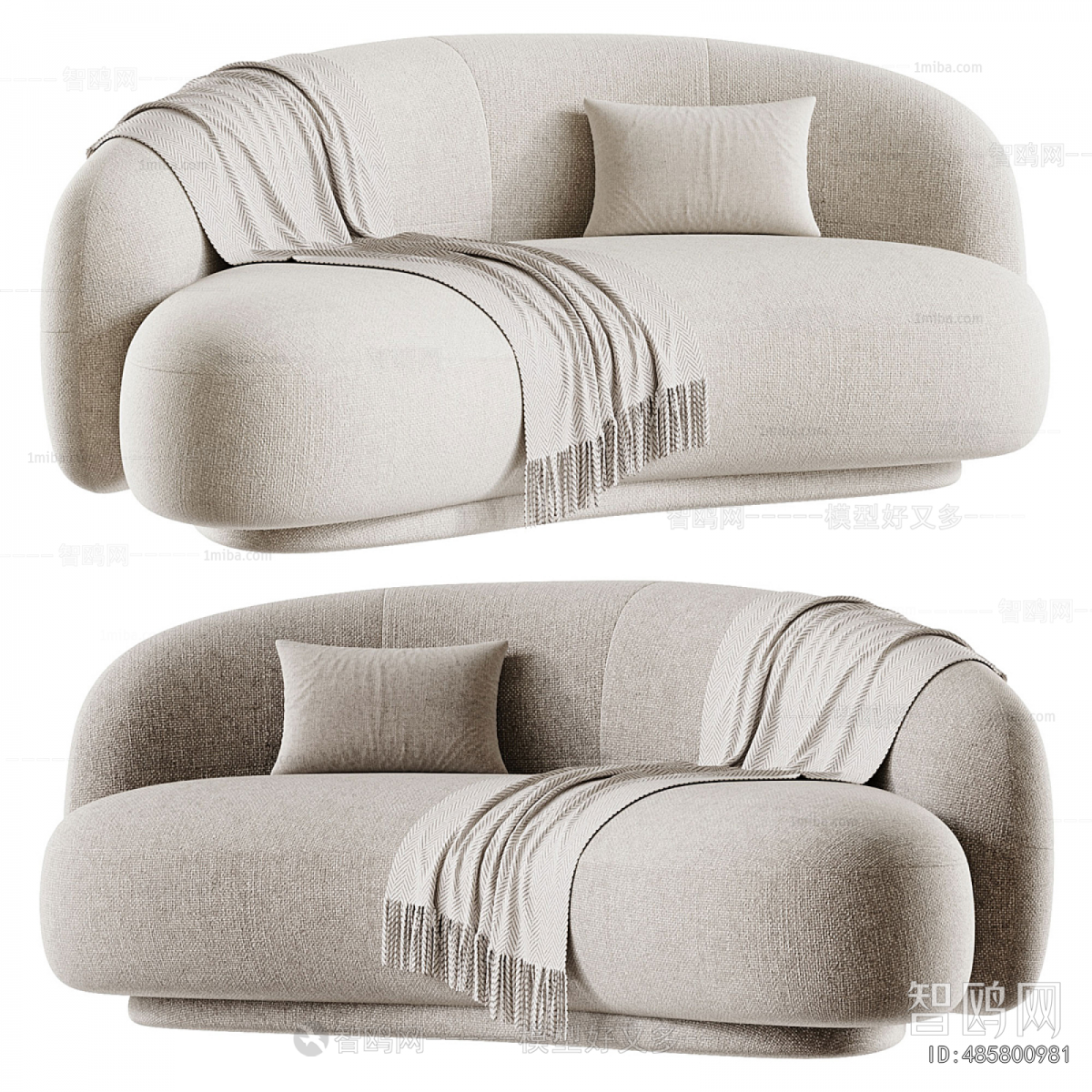 Modern Curved Sofa