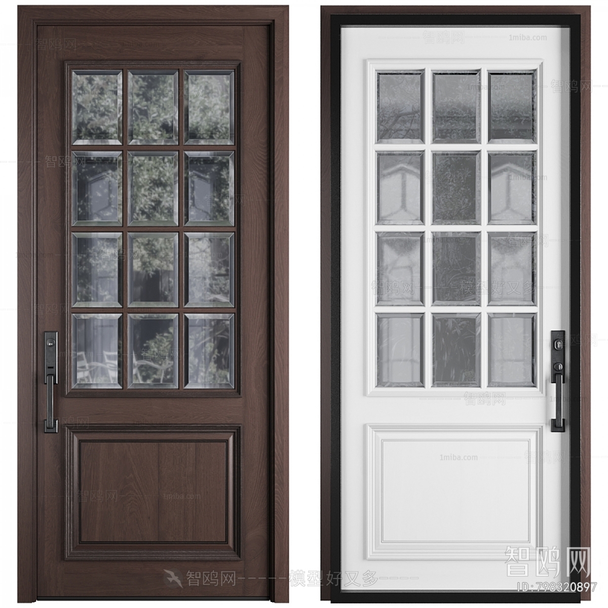 American Style Entrance Door
