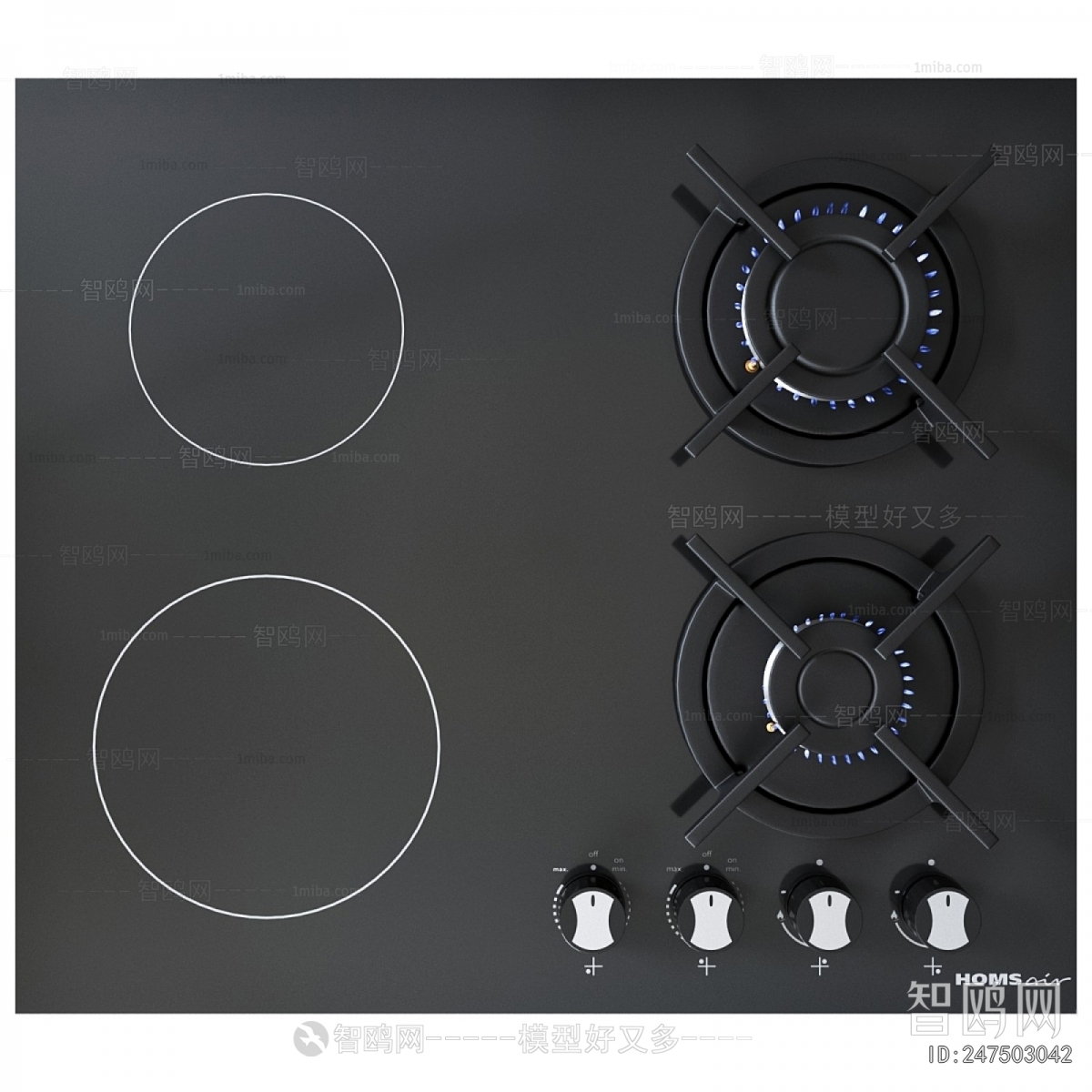 Modern Kitchen Electric Gas Range