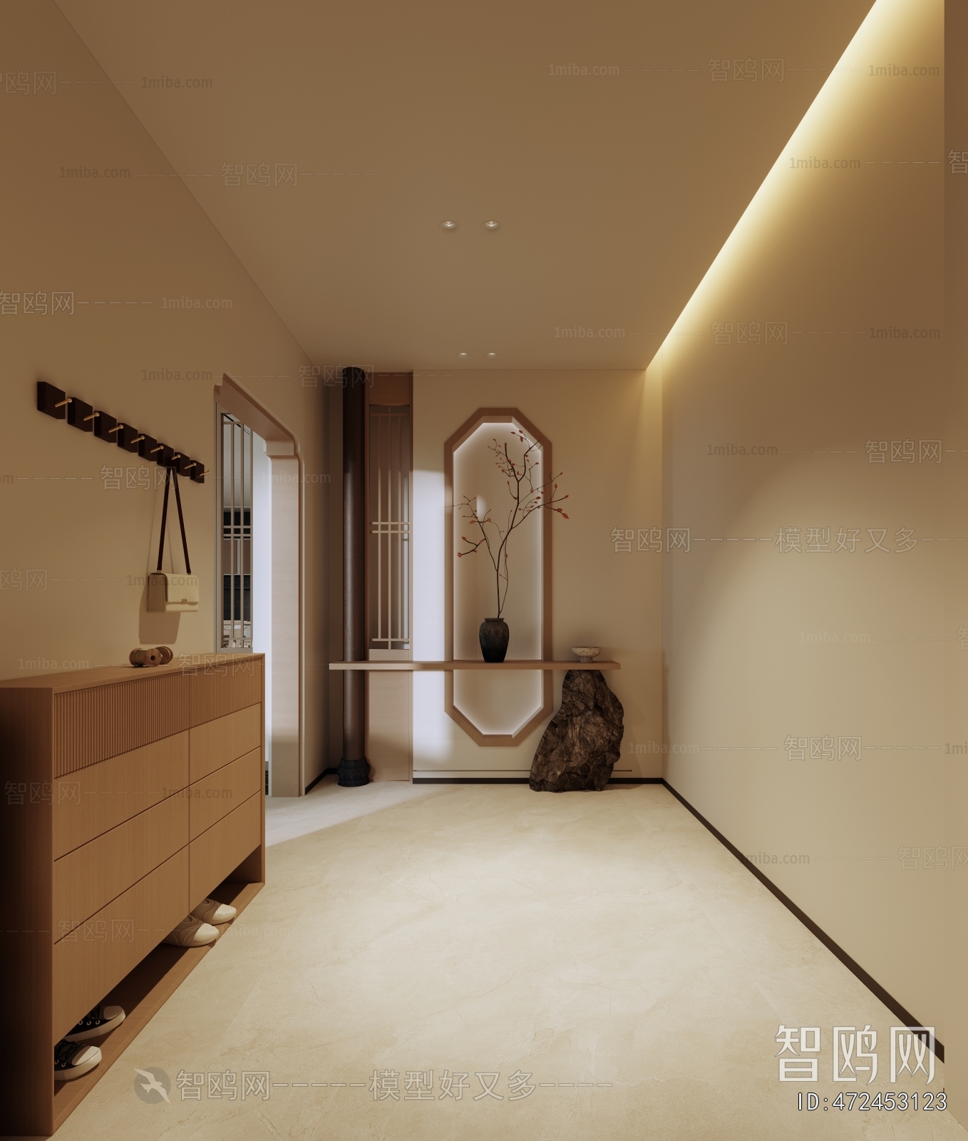 New Chinese Style Hallway