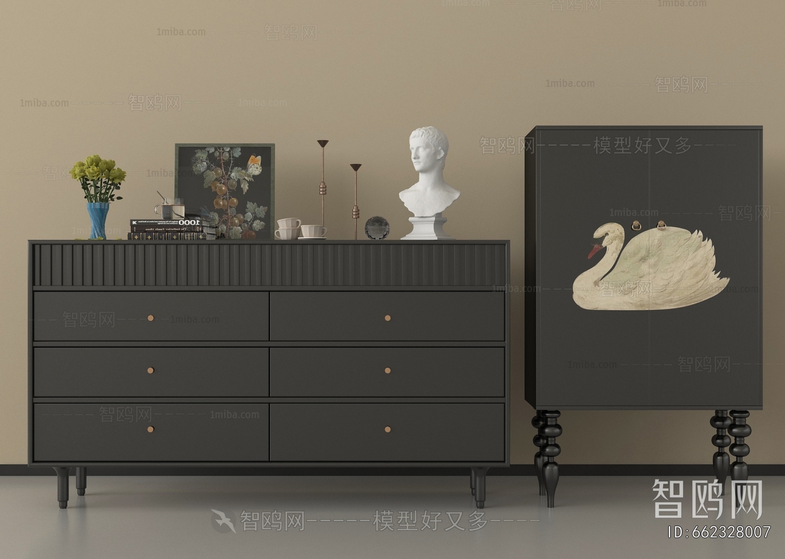 American Style Entrance Cabinet