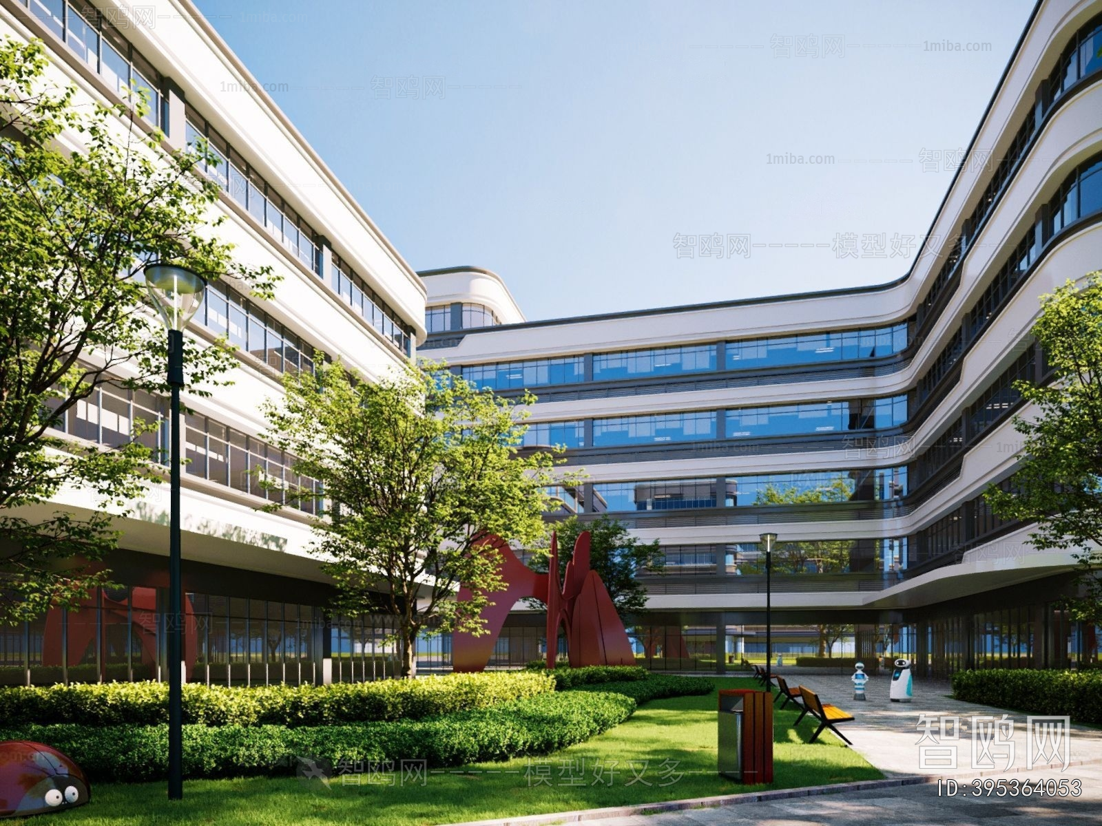 Modern Appearance Of Commercial Building