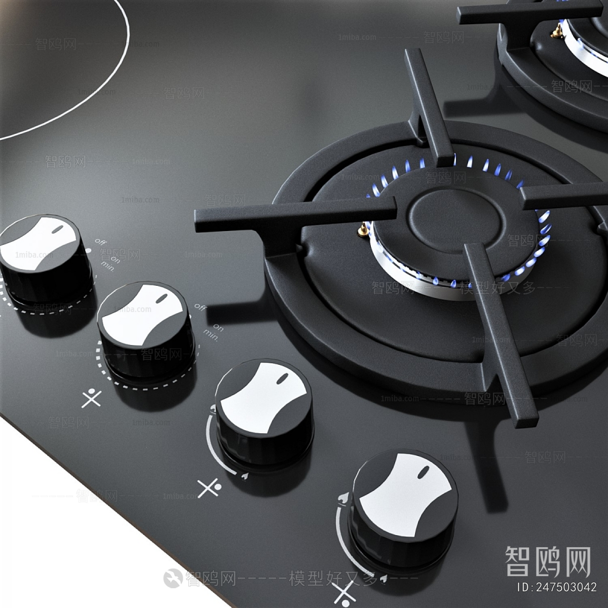 Modern Kitchen Electric Gas Range