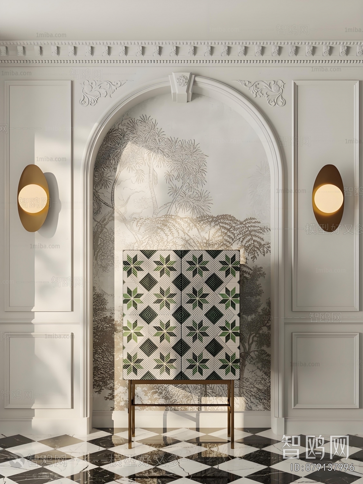 French Style Decorative Cabinet