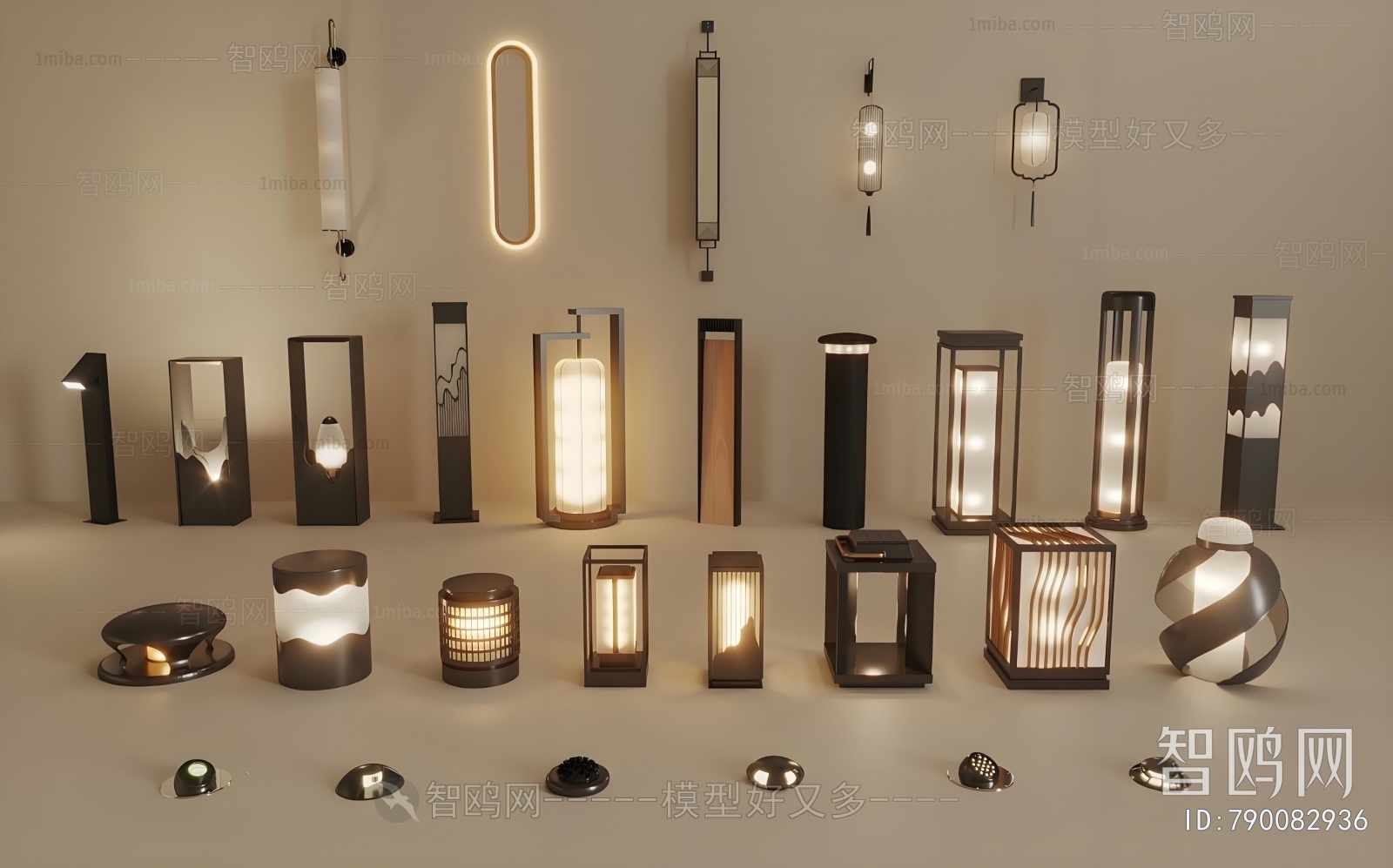 New Chinese Style Outdoor Light