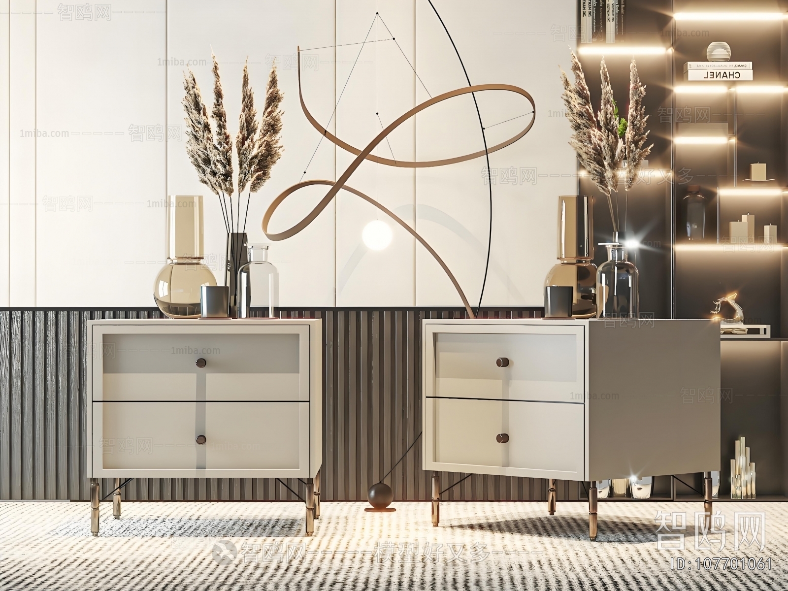 Modern Bedside Cupboard